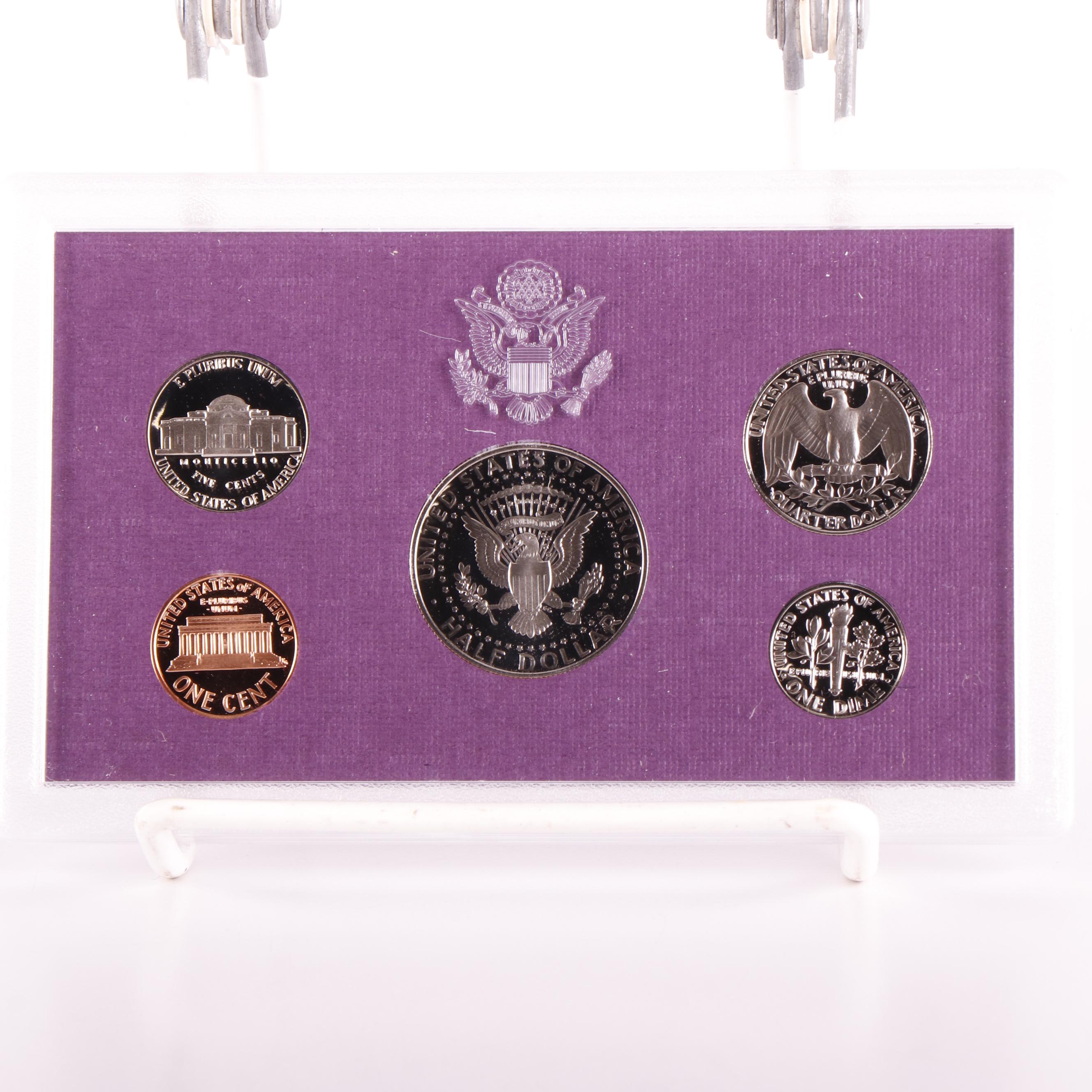 Seven 1991 U.S. Mint Proof Sets