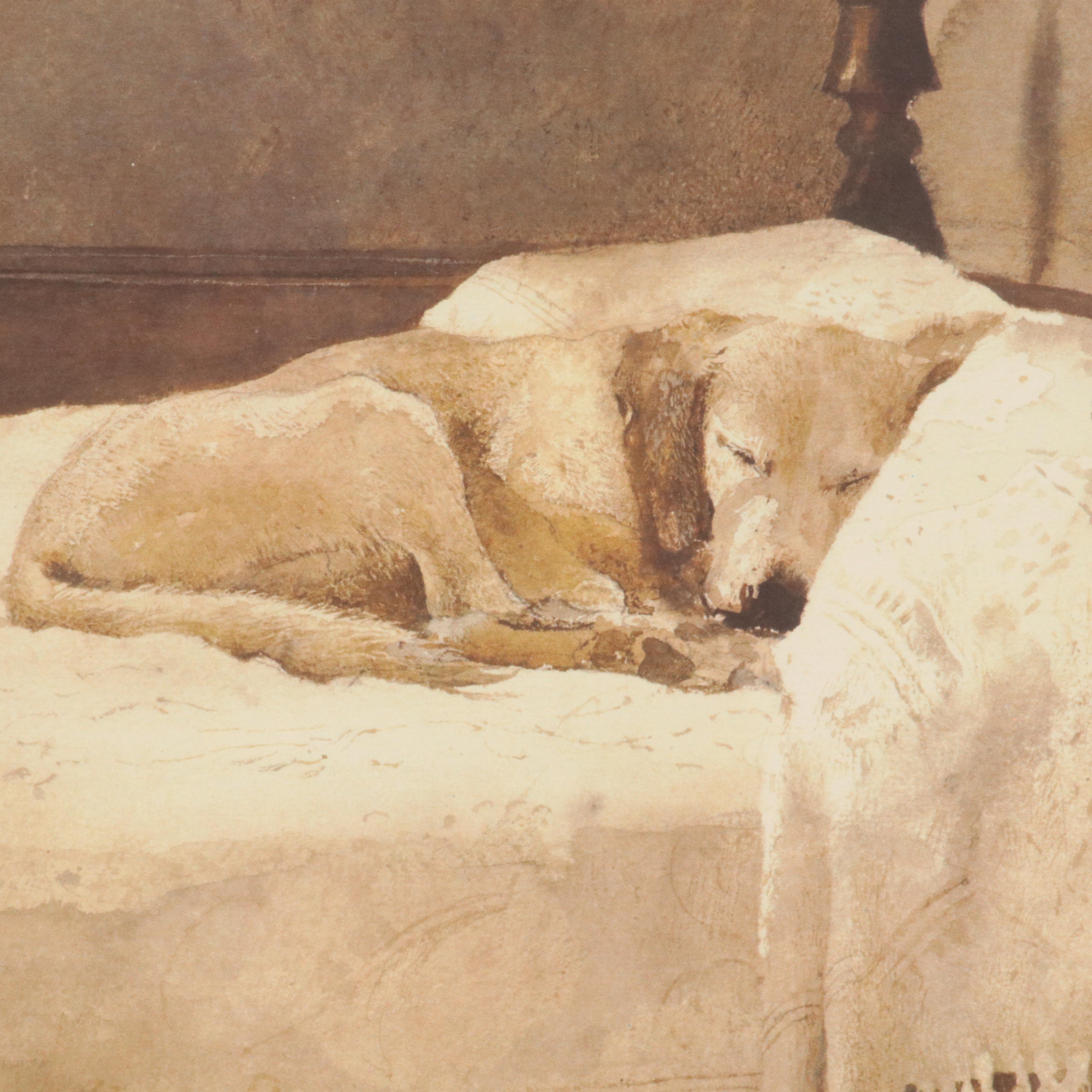 Offset Lithograph After Andrew Wyeth "Master Bedroom"