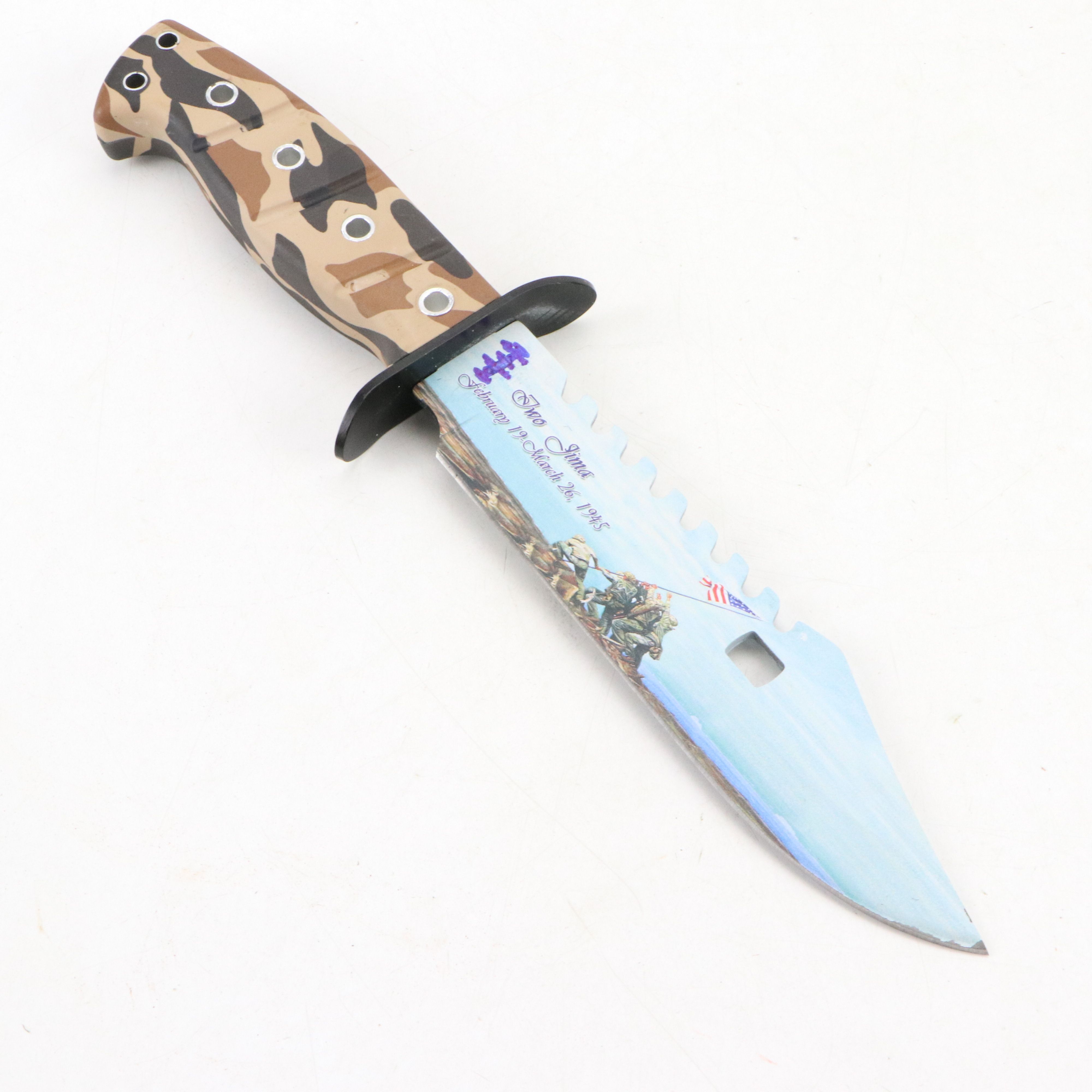 Frost Cutlery Iwo Jima Commemorative and Other Patriotic Fixed Blade Knife