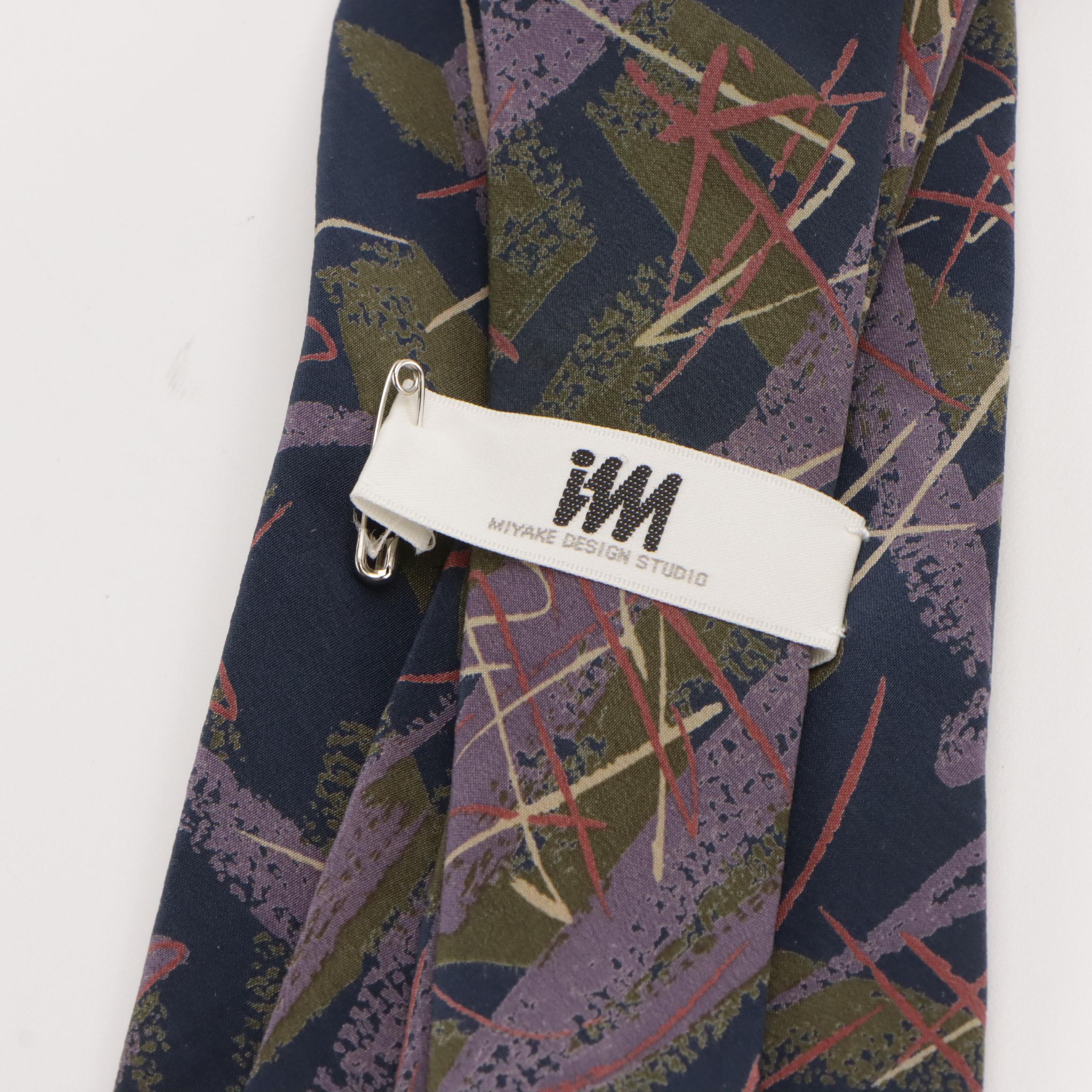 Issey Miyake Studios, Donato Vinci, Claudio Valentino, and More Silk Neckties