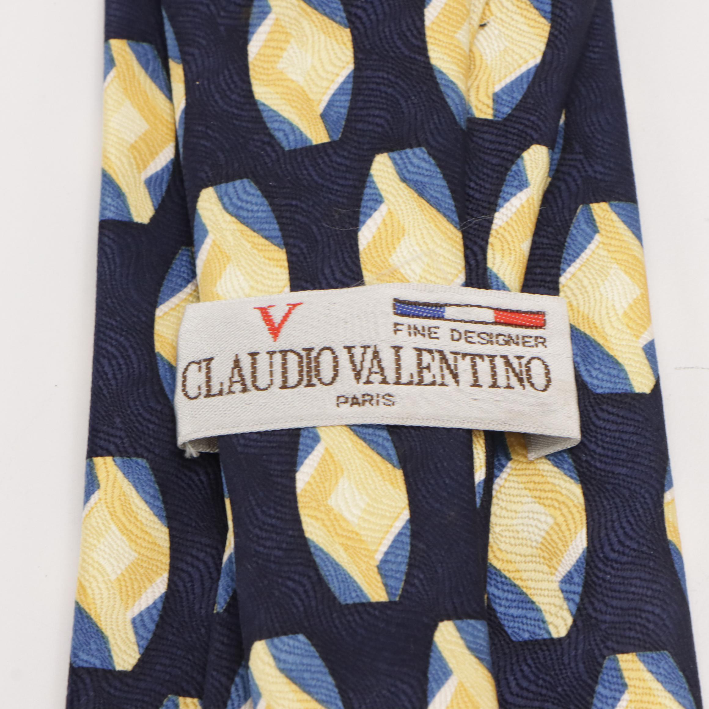 Issey Miyake Studios, Donato Vinci, Claudio Valentino, and More Silk Neckties