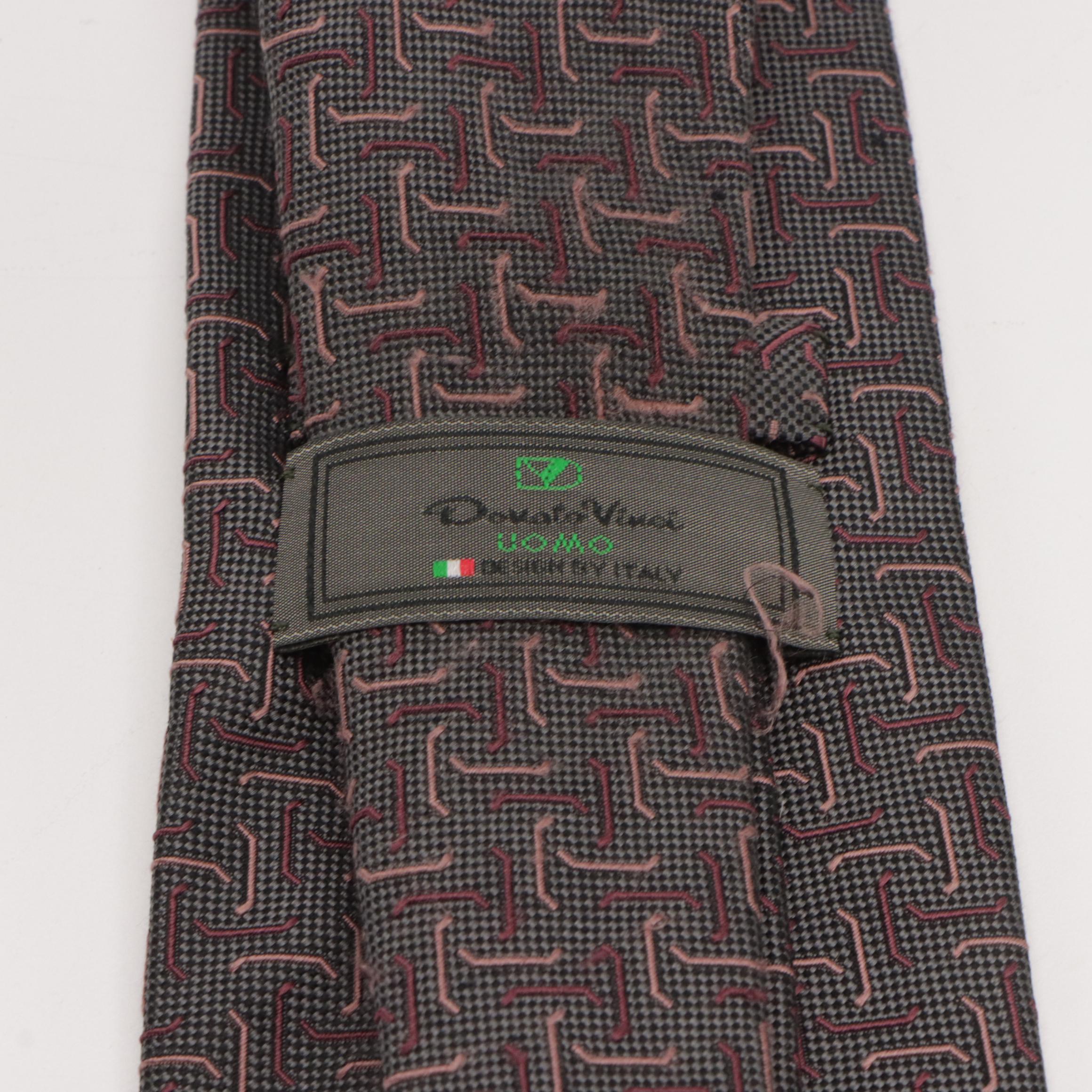 Issey Miyake Studios, Donato Vinci, Claudio Valentino, and More Silk Neckties