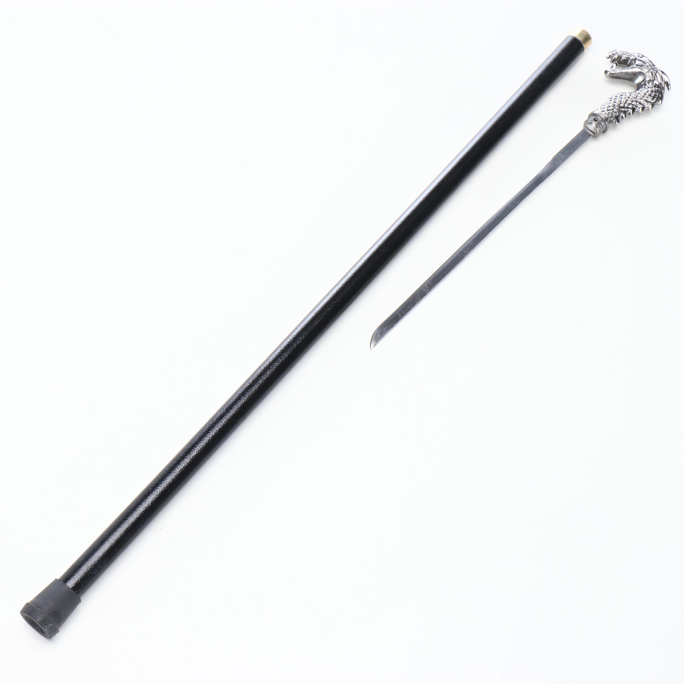 Dragon Head Handled Sword Cane