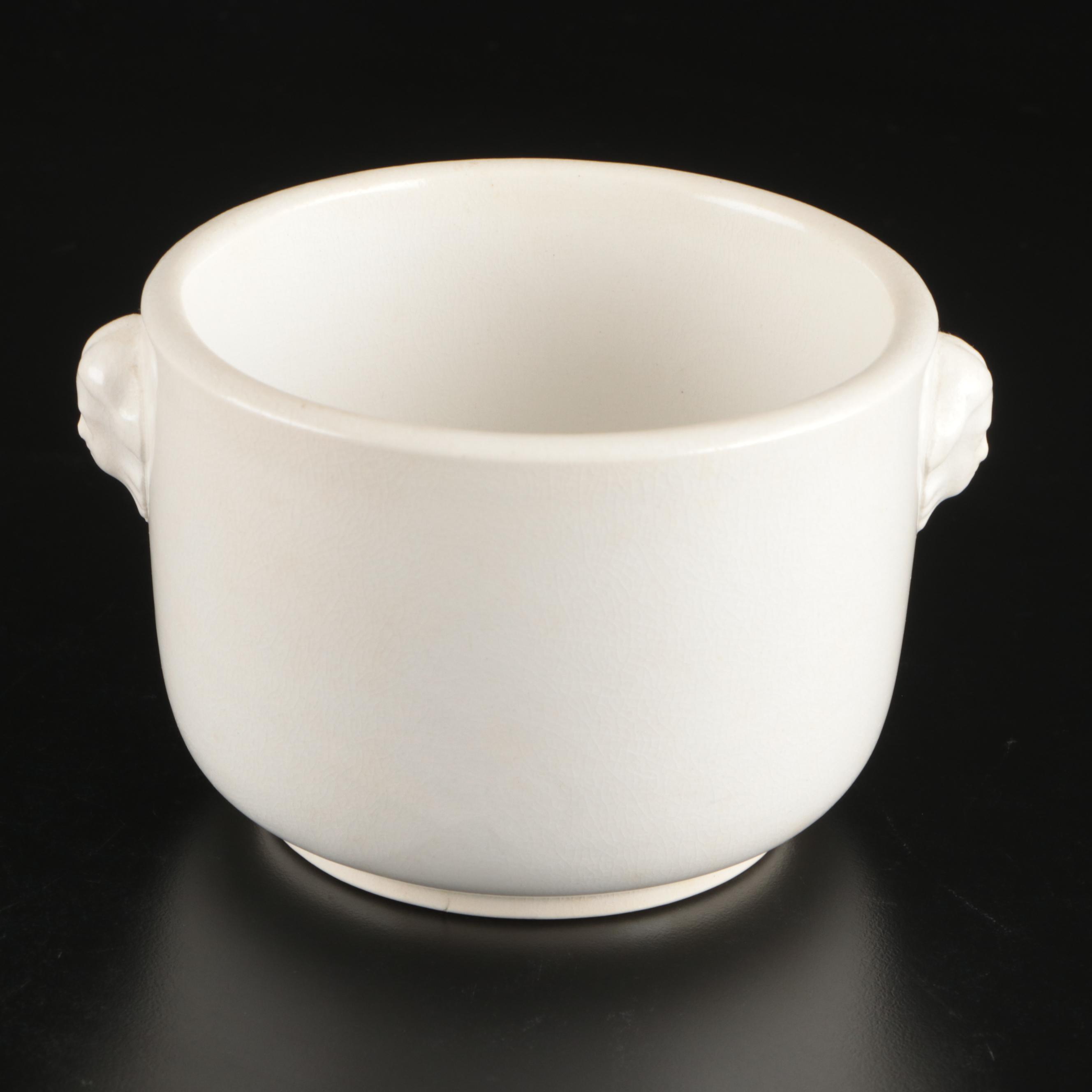 KT & K Porcelain Sugar Bowl with Ironstone China Chamber Pot