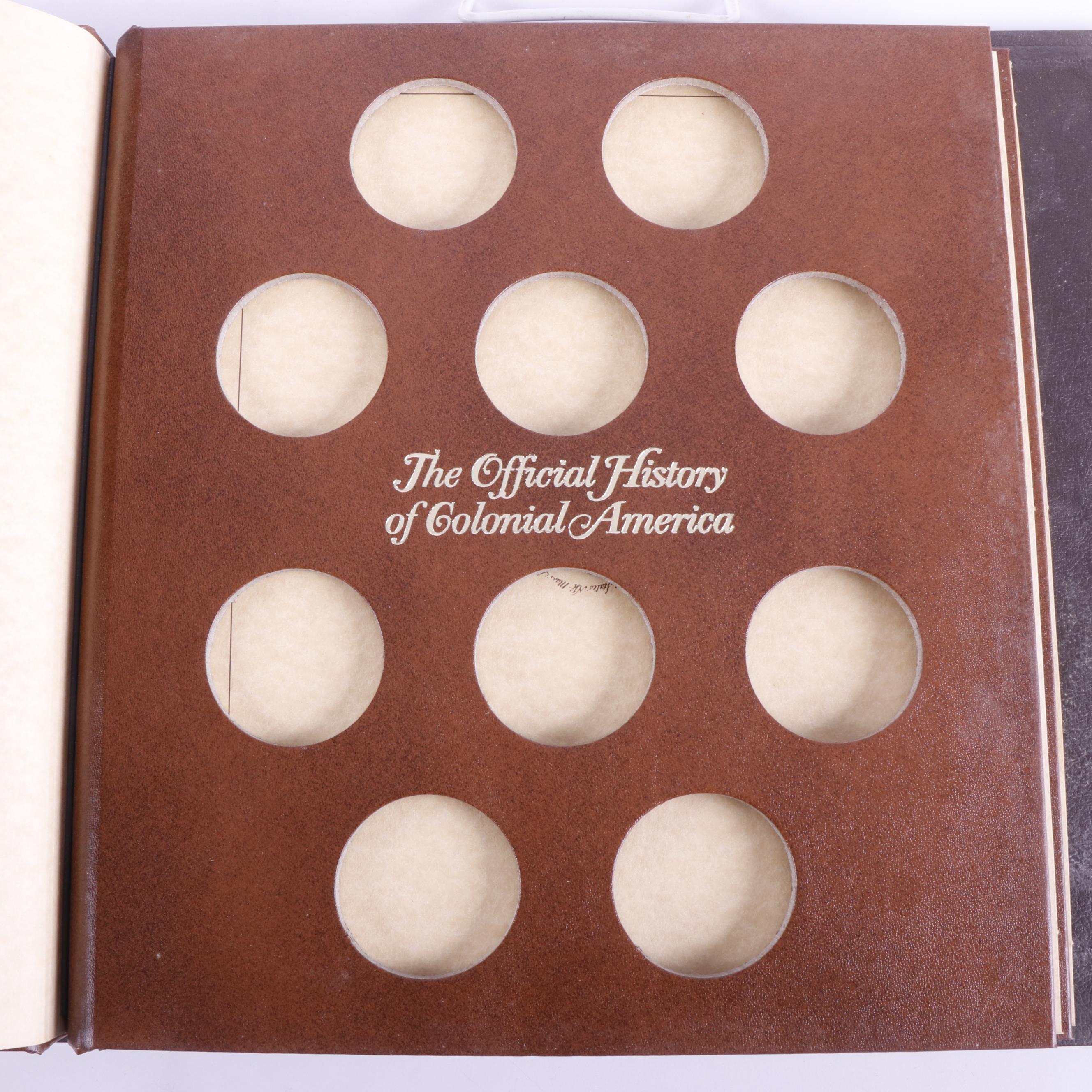 History of Colonial America in Pewter Medals by the Franklin Mint