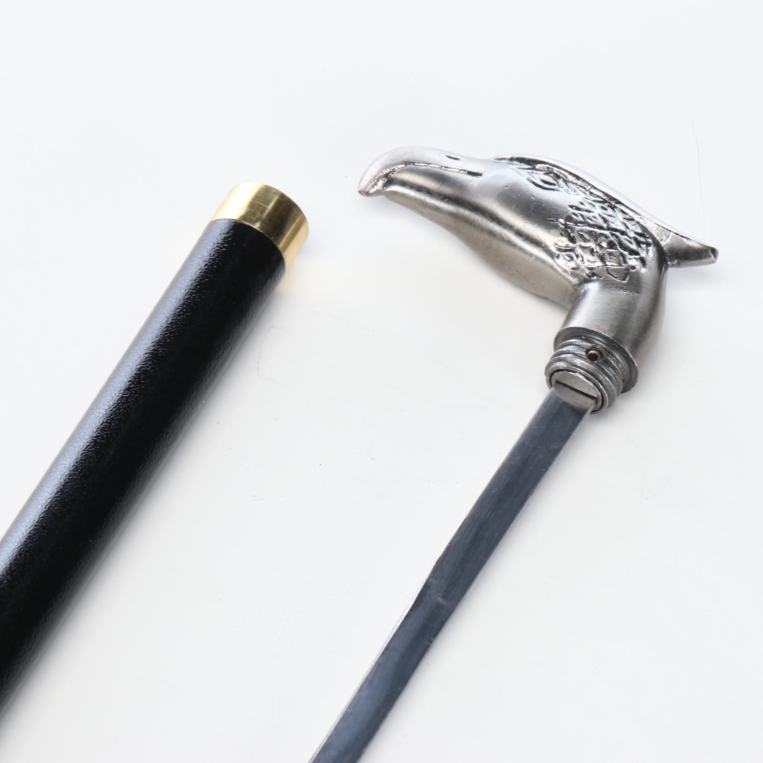 Eagle Head Handled Sword Cane