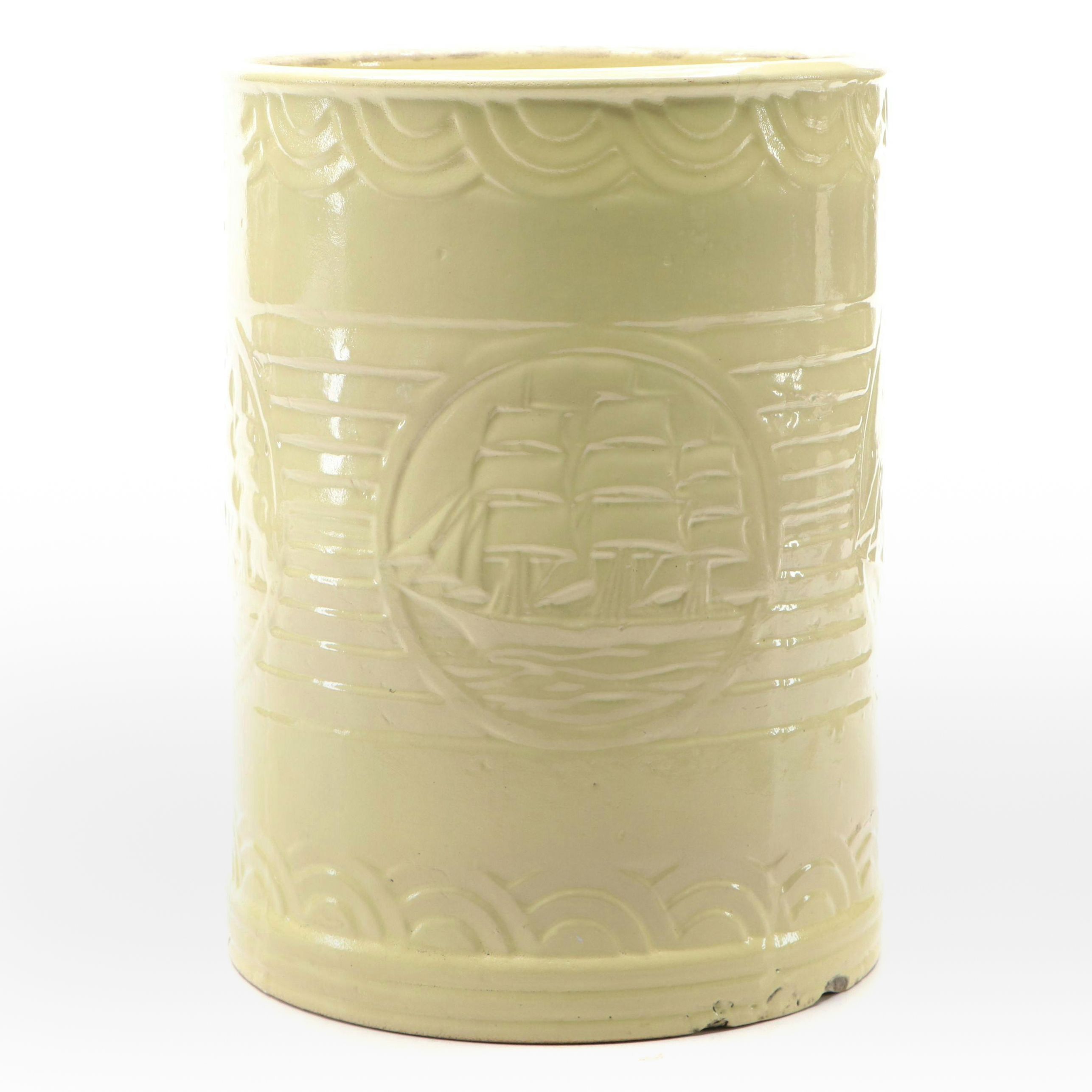 Ceramic Nautical Umbrella Stand