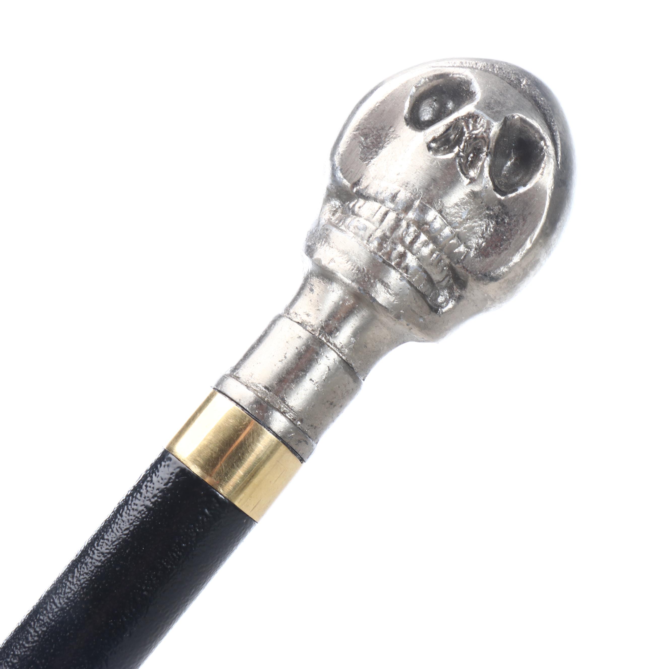 Skull Knob Handled Sword Cane