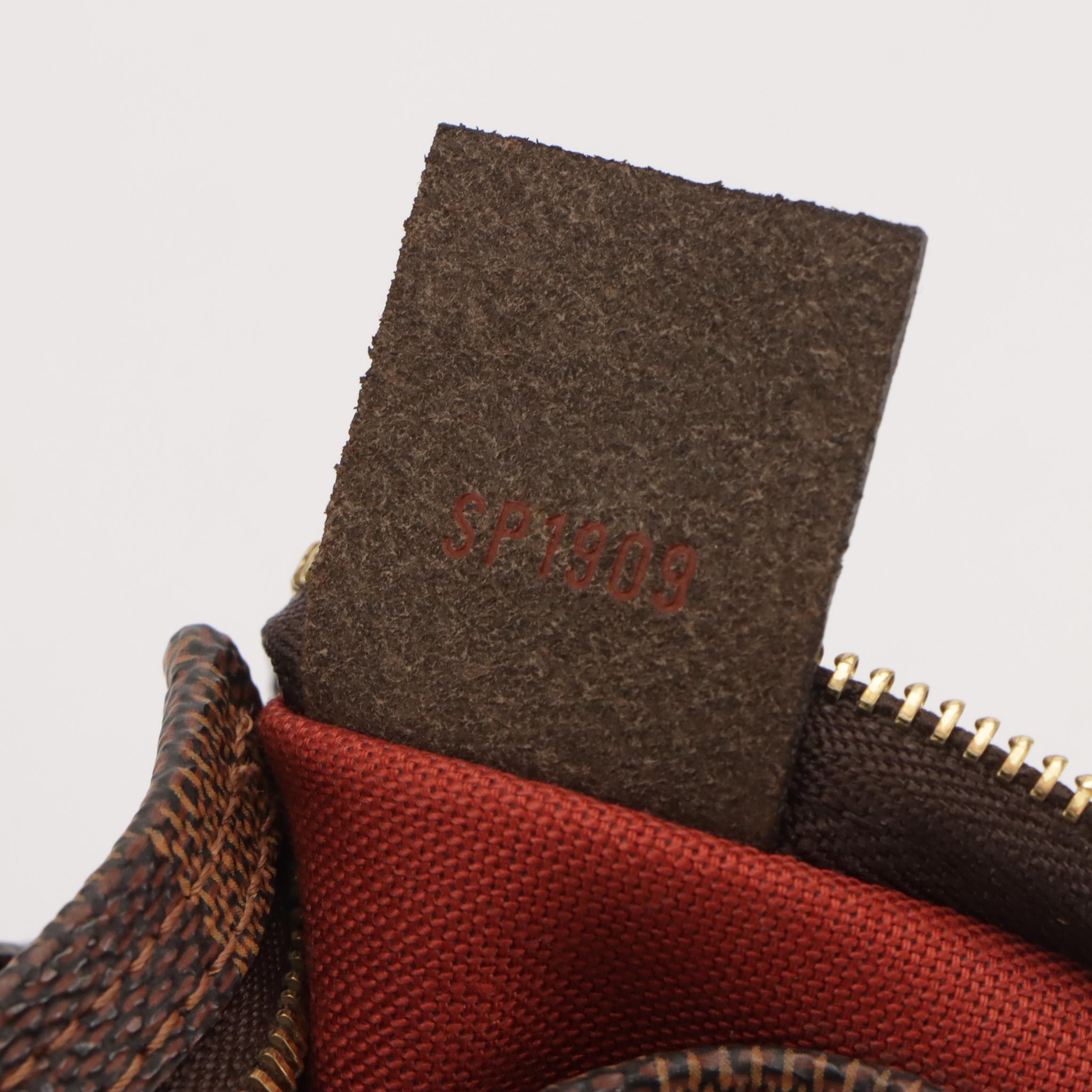 Louis Vuitton Trousse Makeup Bag in Damier Ebene Canvas