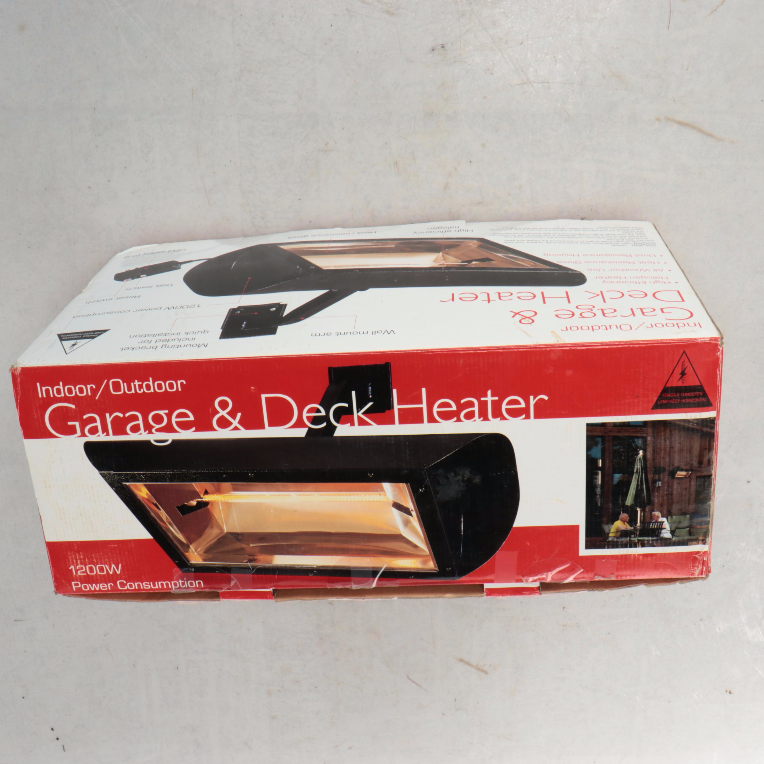 Indoor/Outdoor Garage and Deck Heater