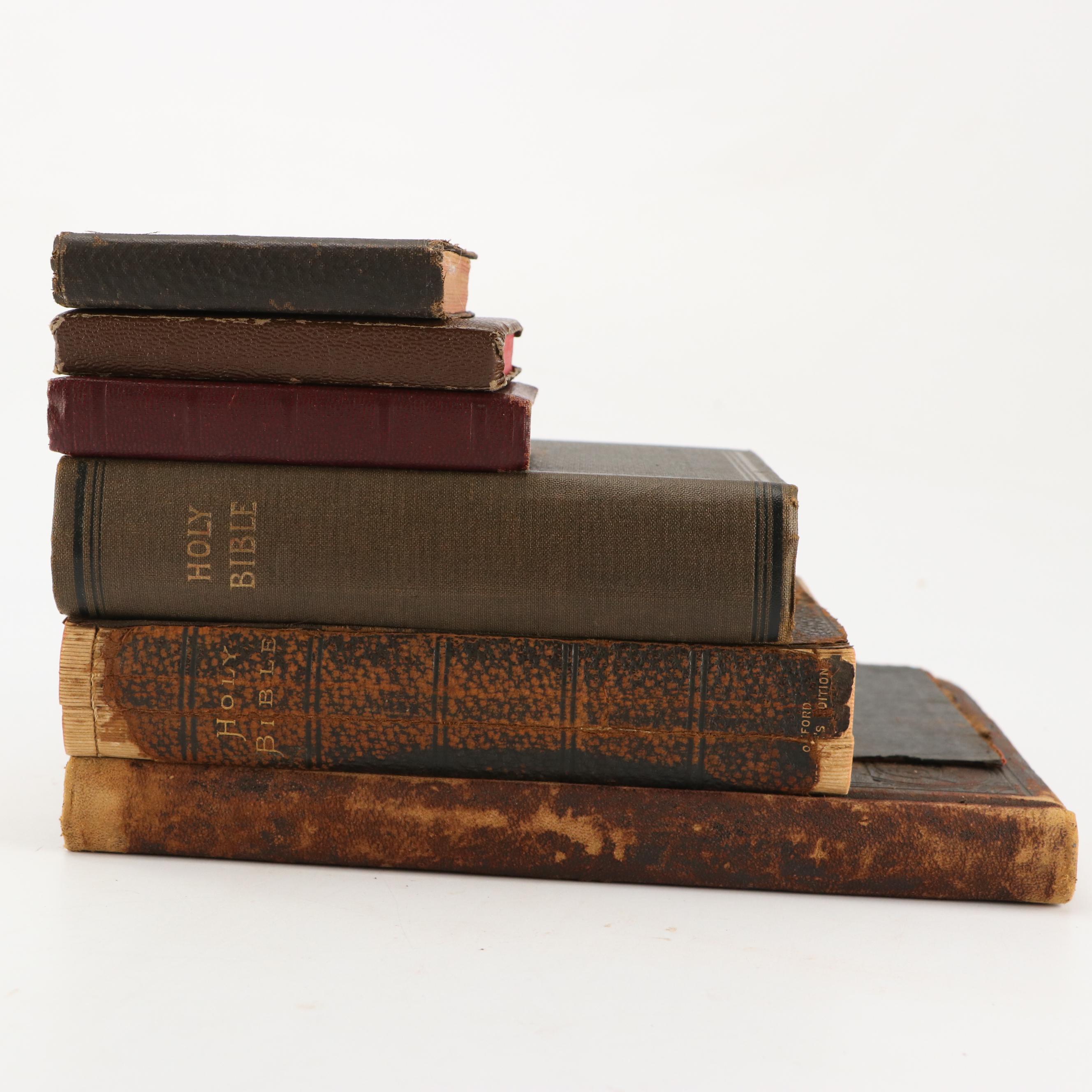 "The Holy Bible" and More Bibles, Late 19th to Mid-20th Century