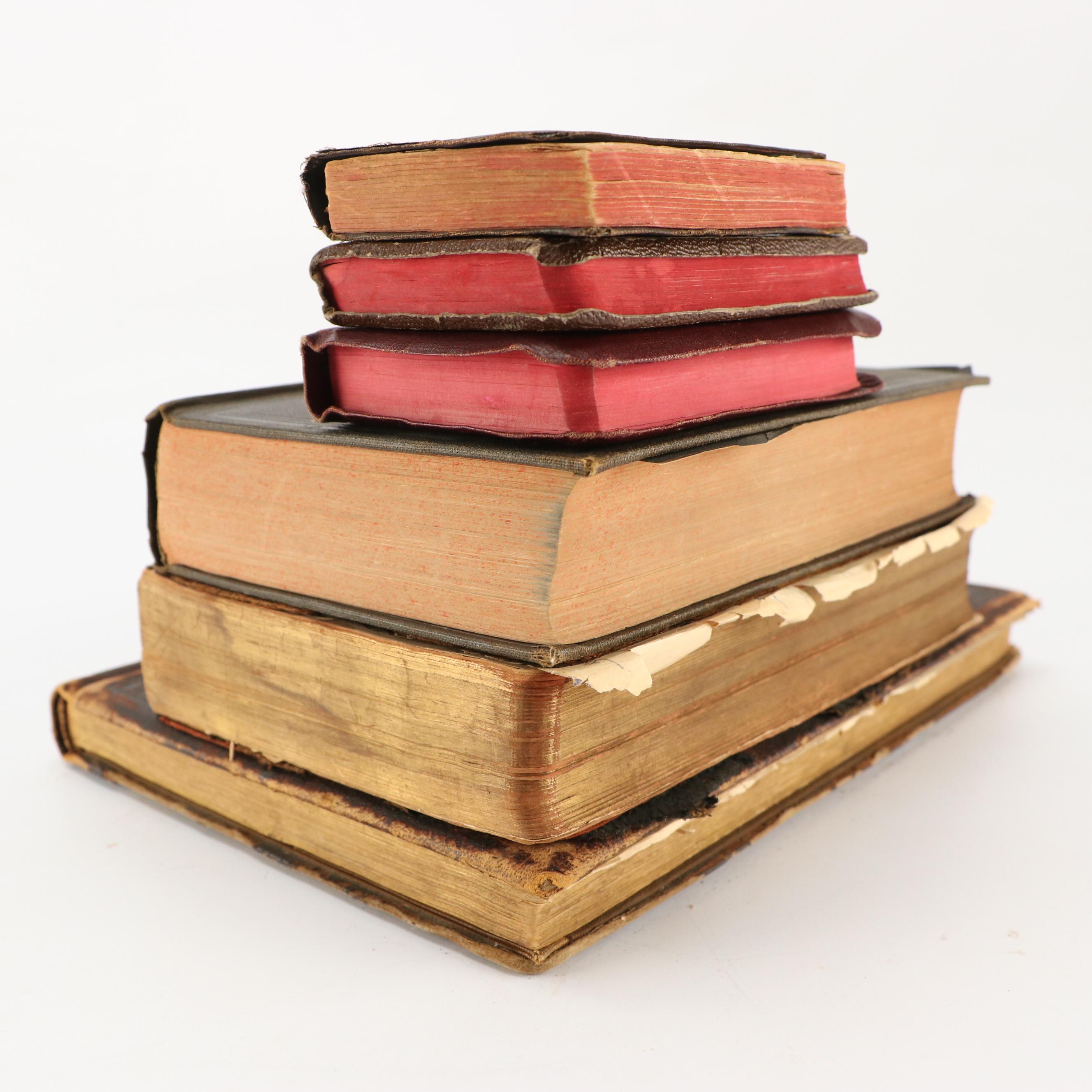 "The Holy Bible" and More Bibles, Late 19th to Mid-20th Century