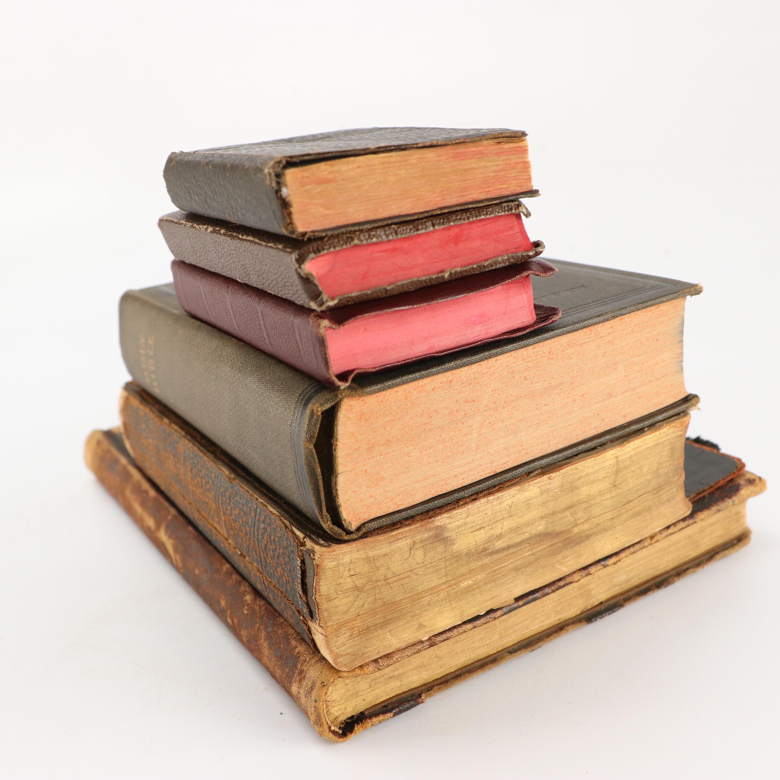 "The Holy Bible" and More Bibles, Late 19th to Mid-20th Century