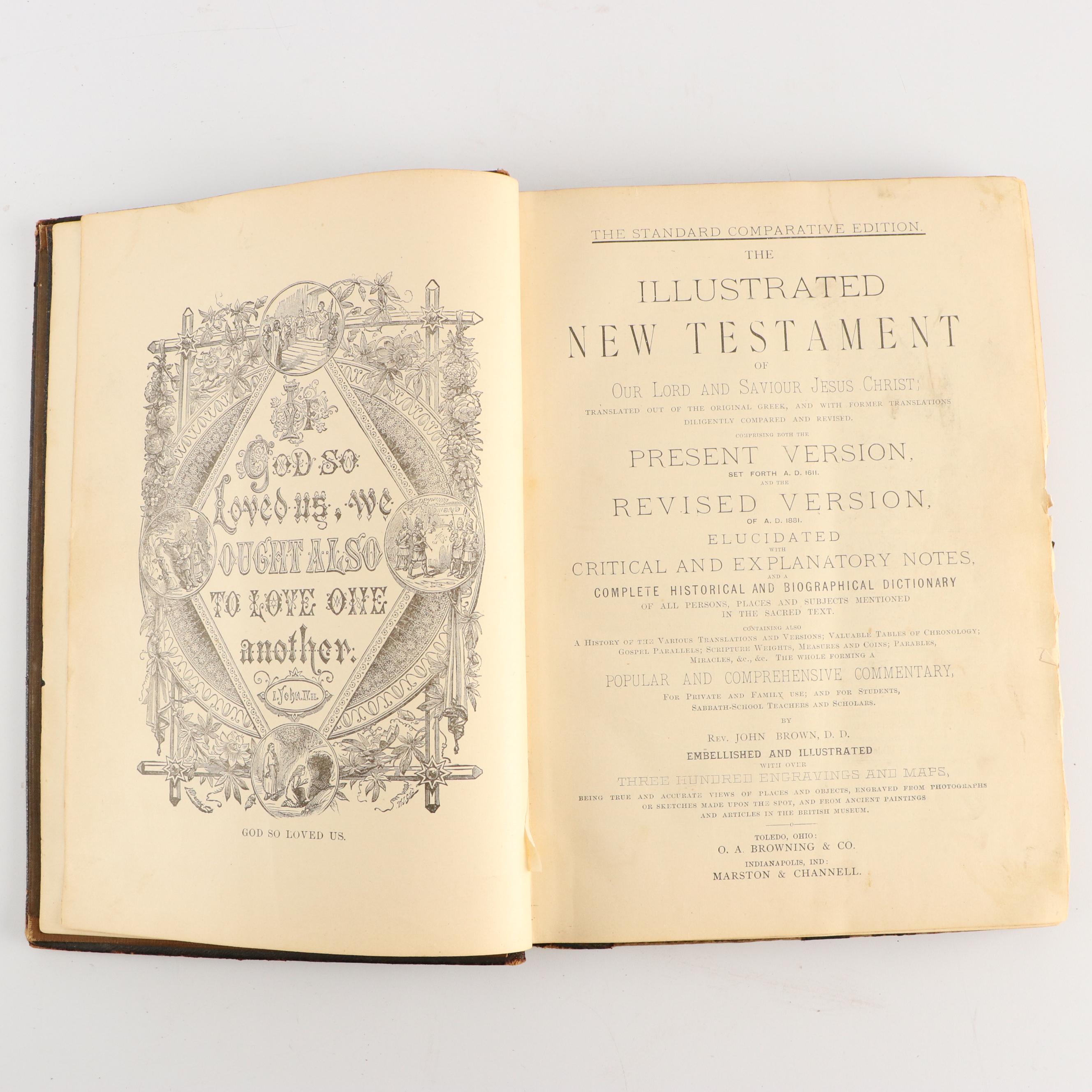 "The Holy Bible" and More Bibles, Late 19th to Mid-20th Century