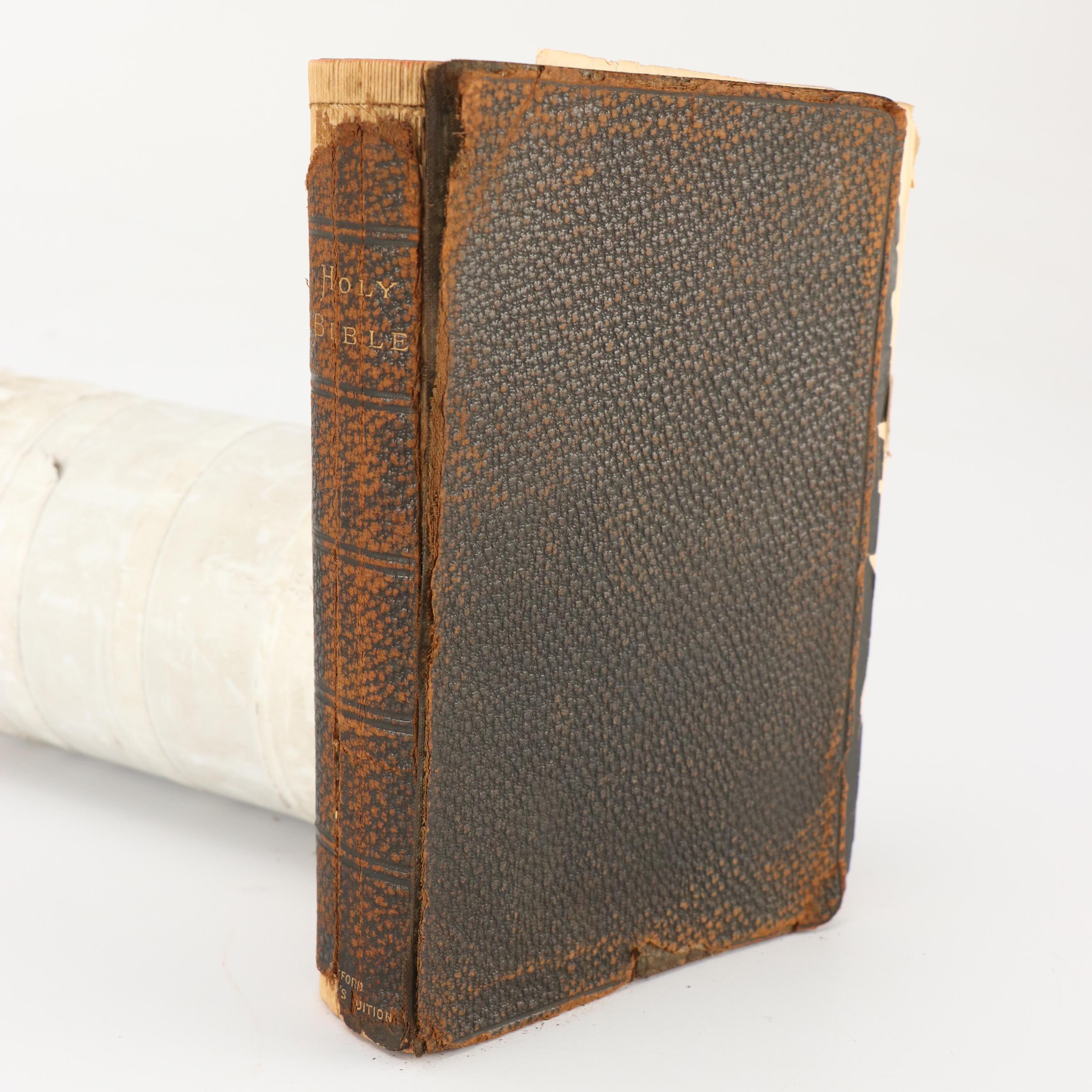 "The Holy Bible" and More Bibles, Late 19th to Mid-20th Century