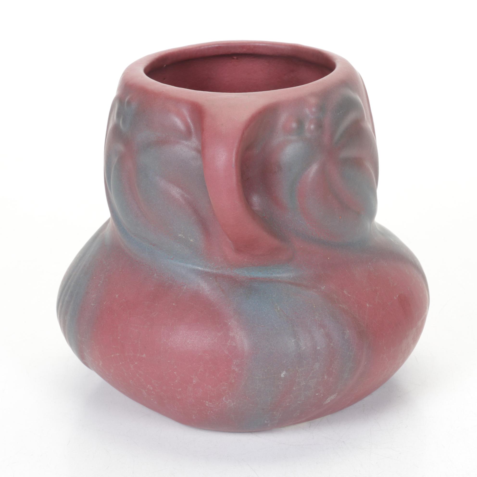 Van Briggle Mulberry Ceramic Amphora Vase, Early-Mid 20th C.