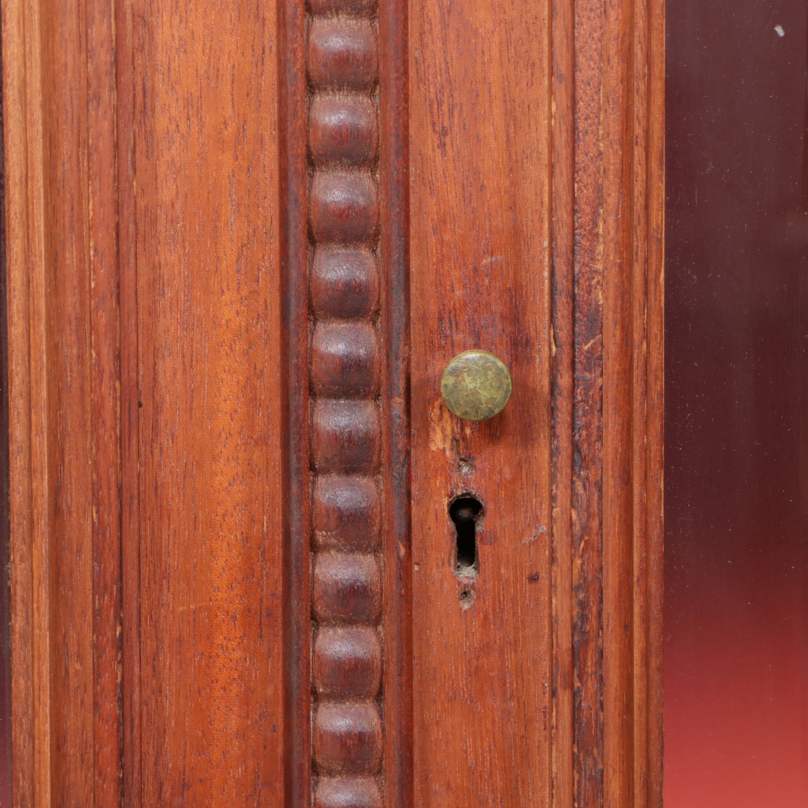Victorian Aesthetic Movement Style Carved Wood Cabinet, Late 19th Century