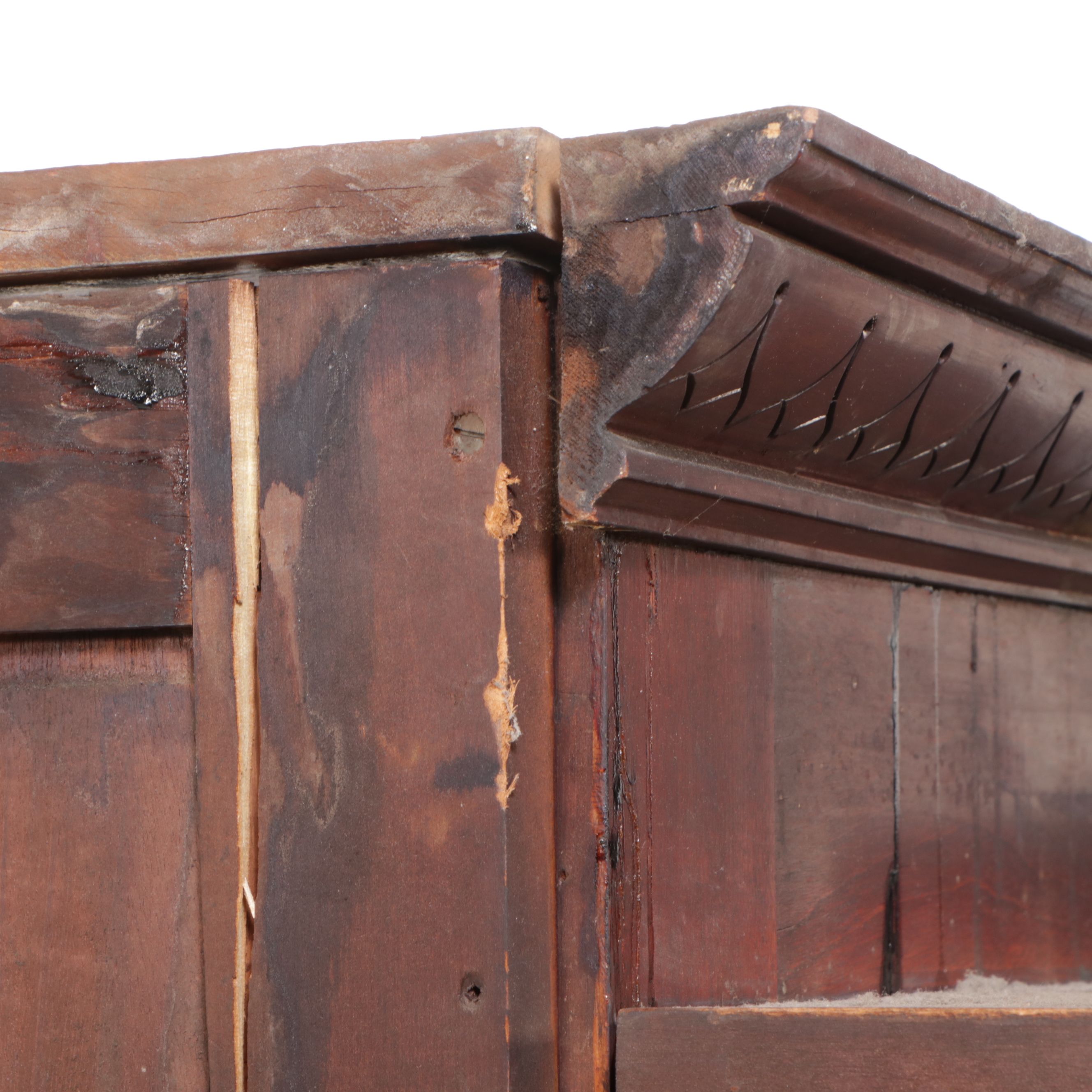 Victorian Aesthetic Movement Style Carved Wood Cabinet, Late 19th Century
