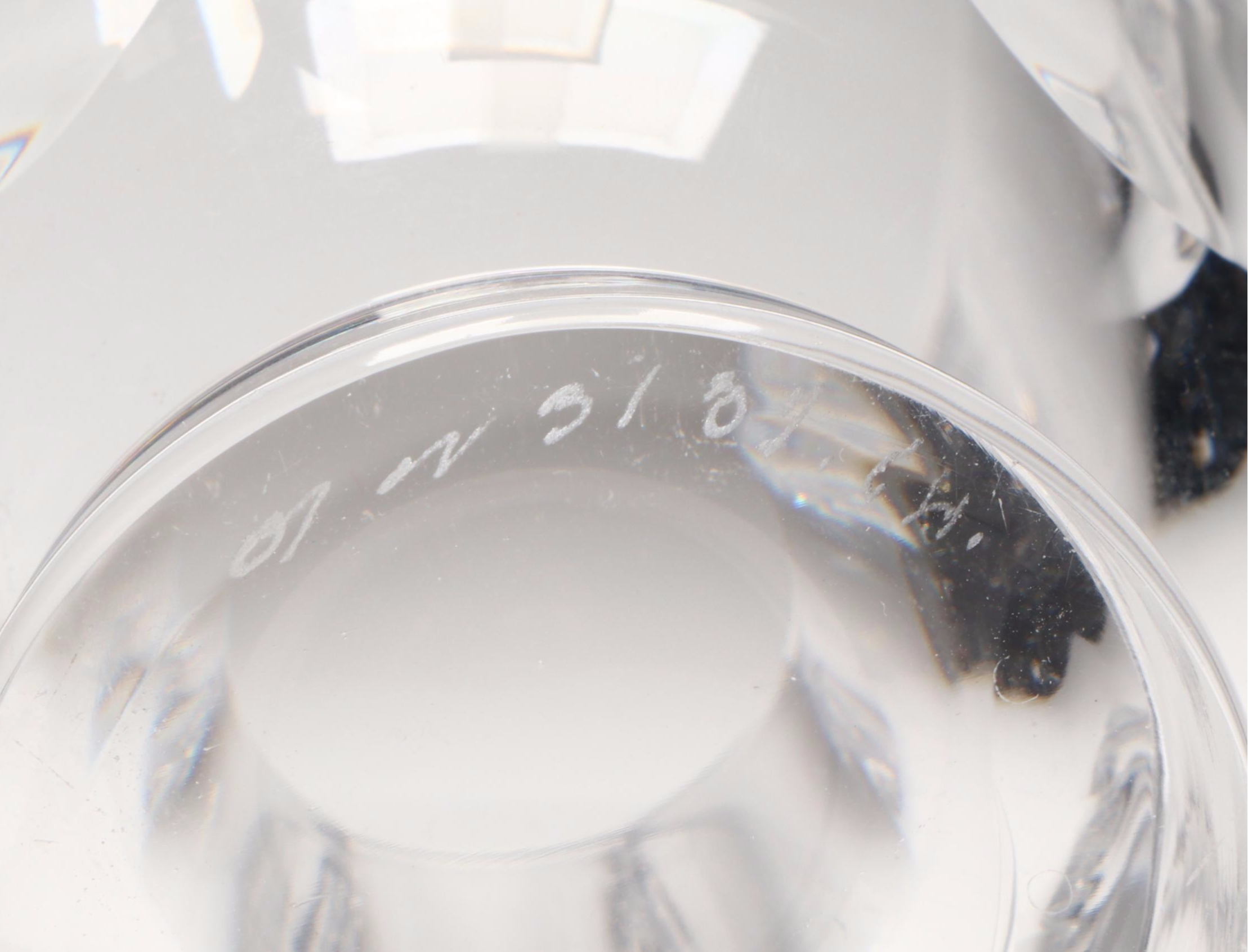 Orrefors Handmade Crystal Vases with Bohemian Style Stained Glass Gilt Vase