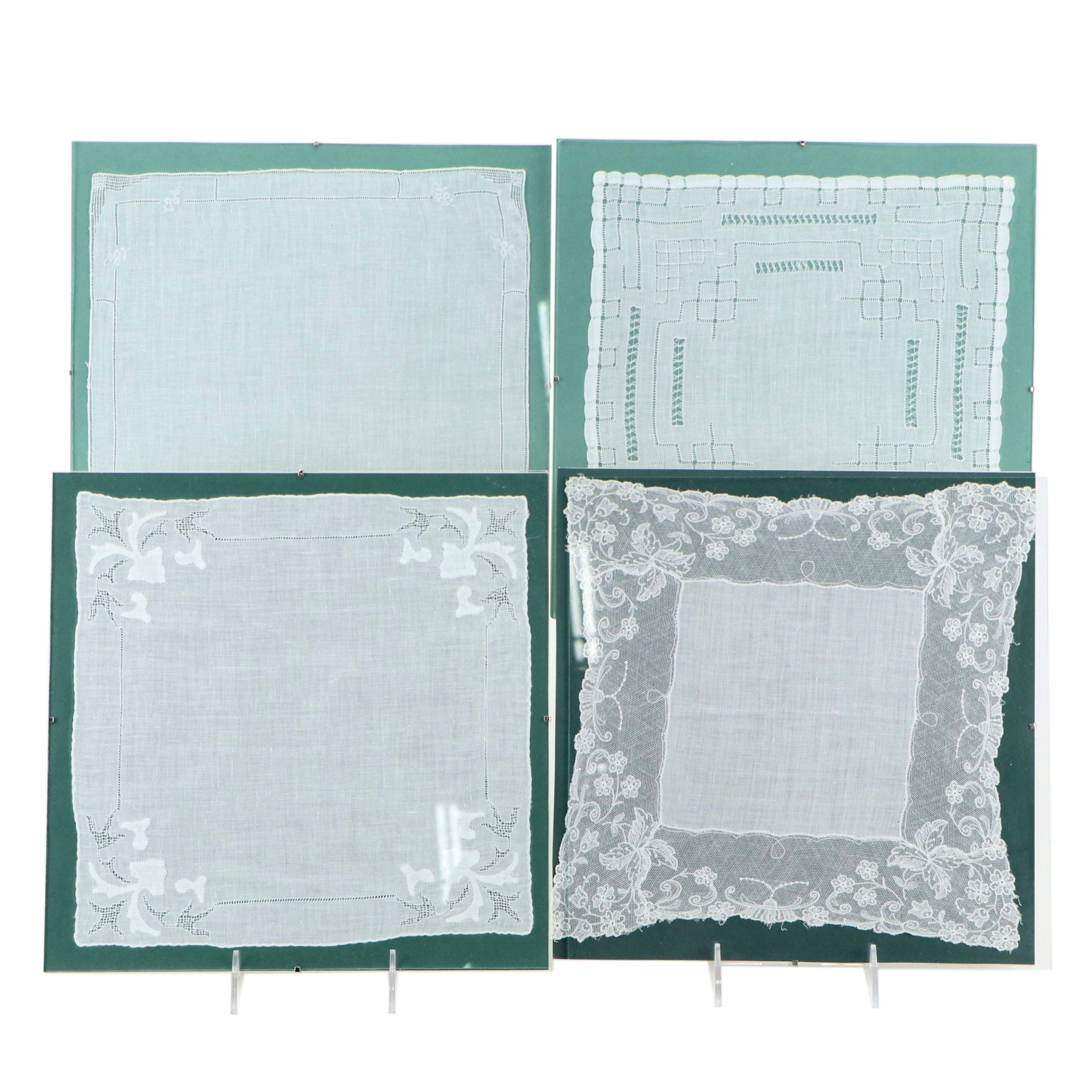 Hanging Lace and Embroidered Table Napkins