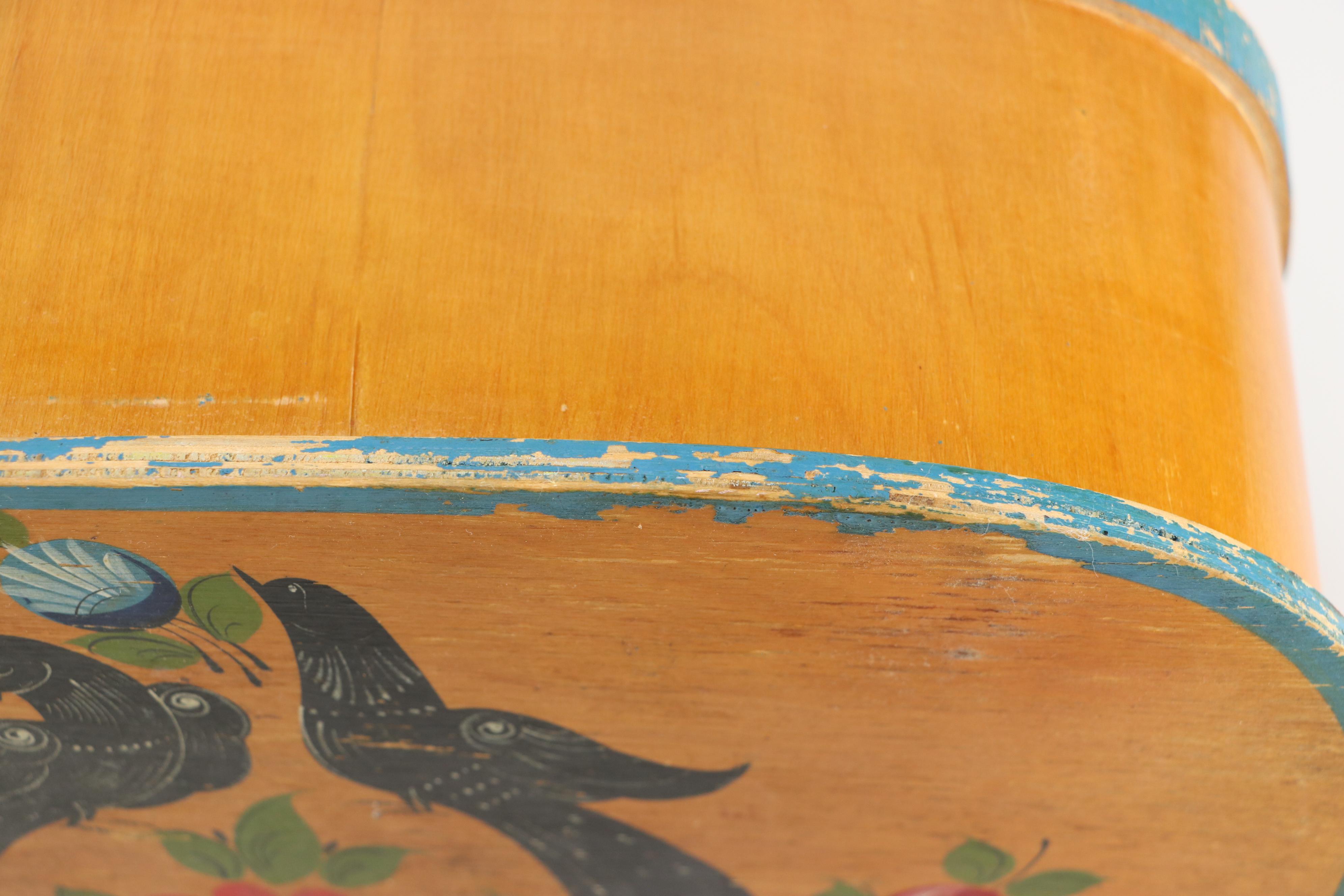 Russian Hand-Painted Wooden Box