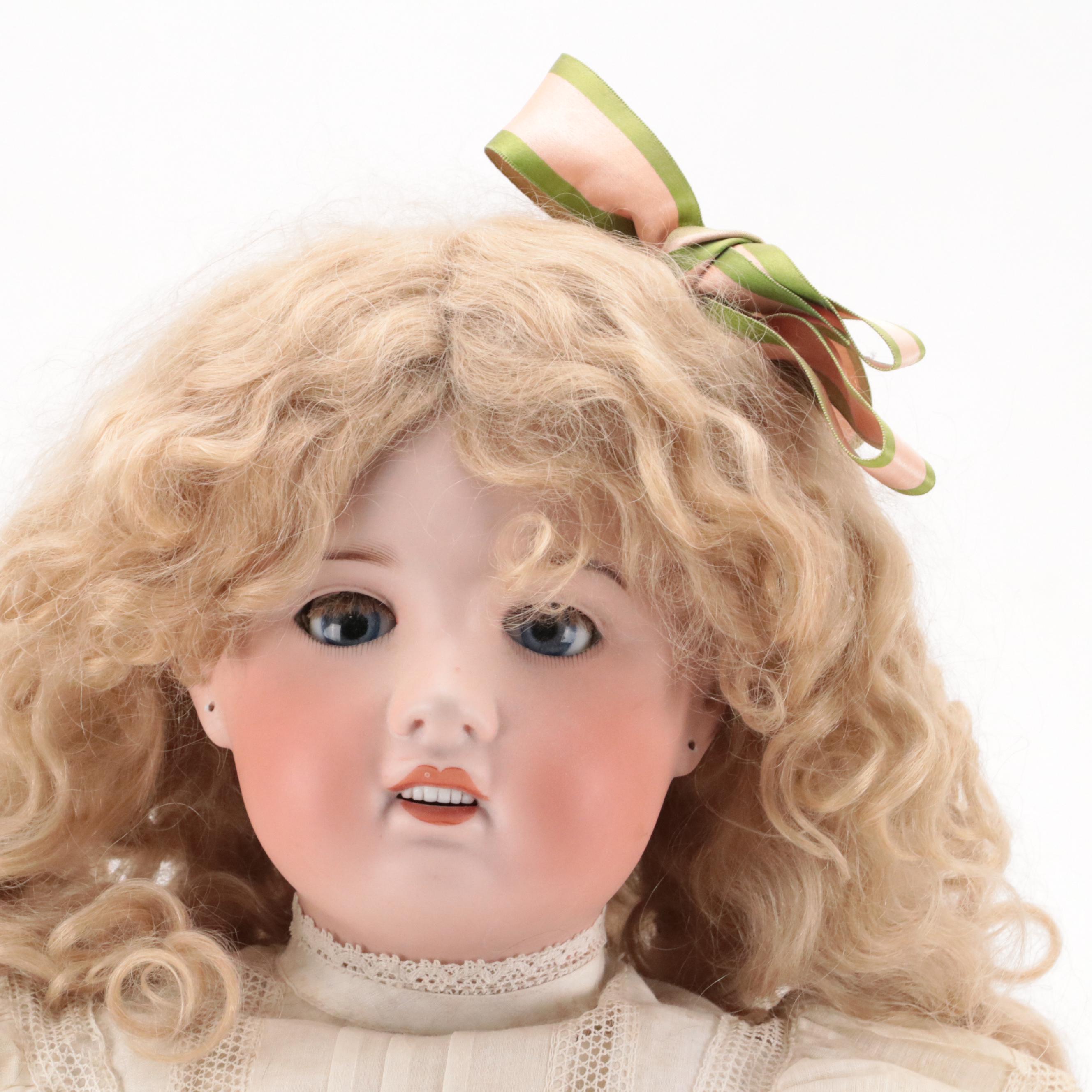 SFBJ Bisque Porcelain and Jointed Composition Doll