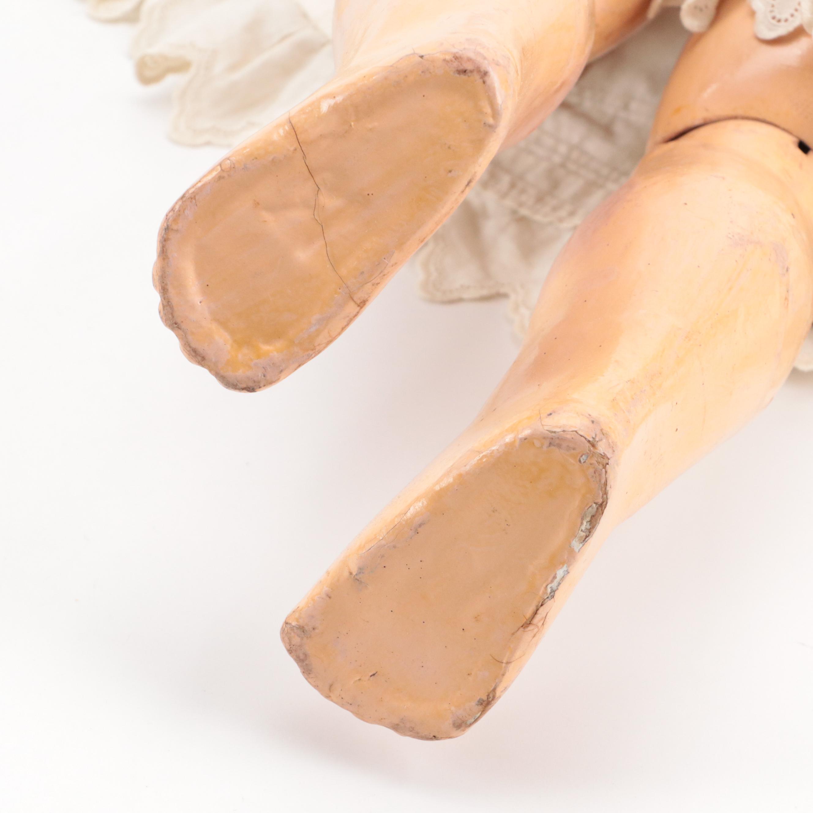 SFBJ Bisque Porcelain and Jointed Composition Doll