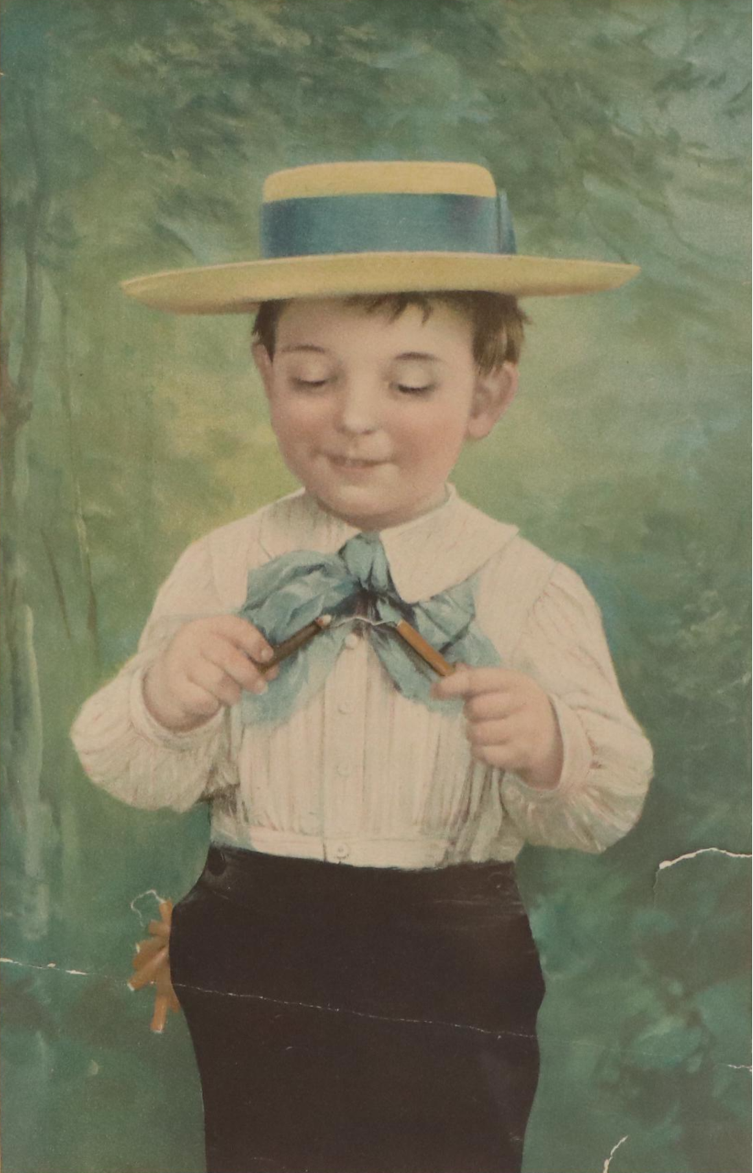 Chromolithograph After Hermann von Kaulbach of Dutch Boy and More