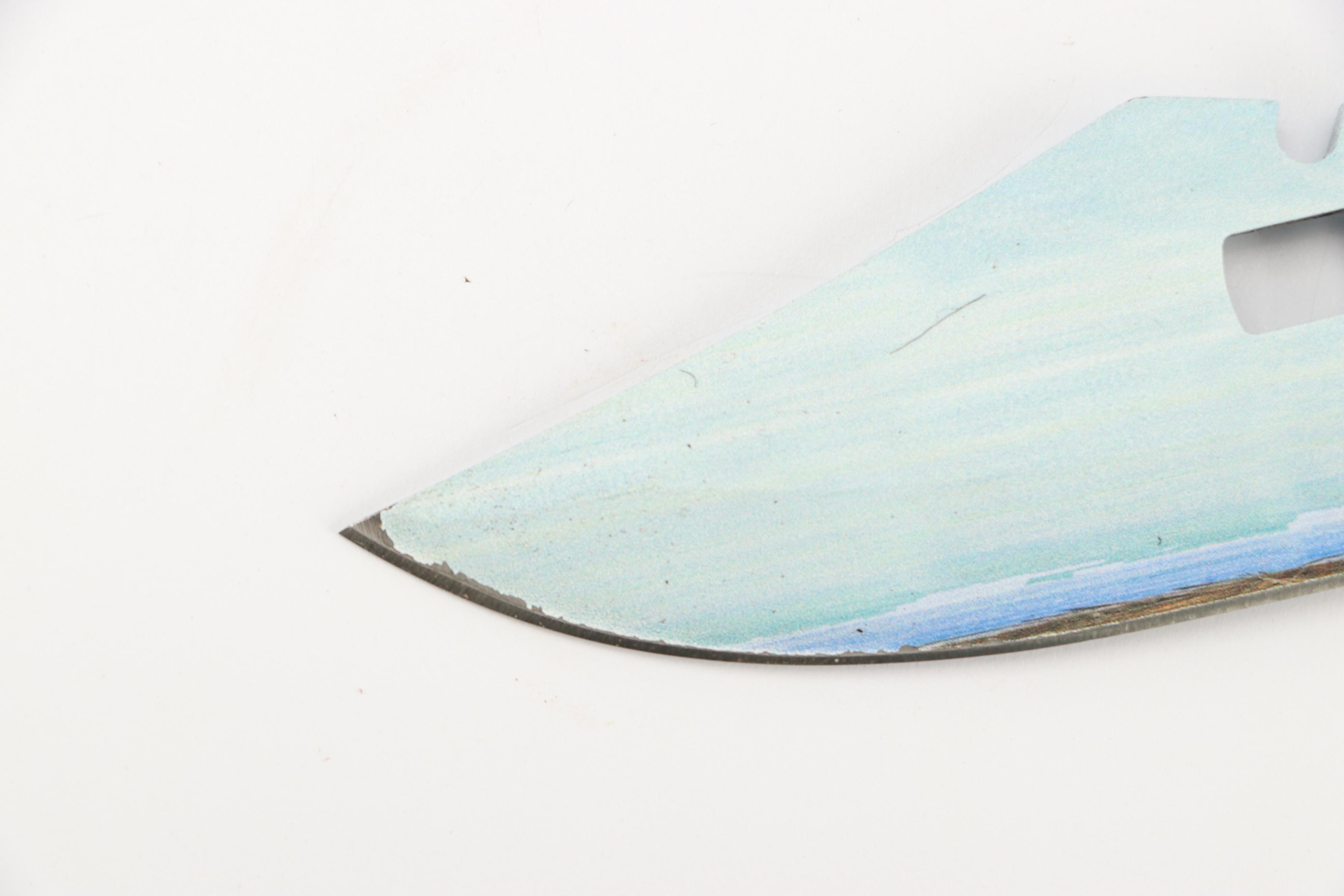 Damascus Steel Hunting Knife with Other Fixed Blade Knife