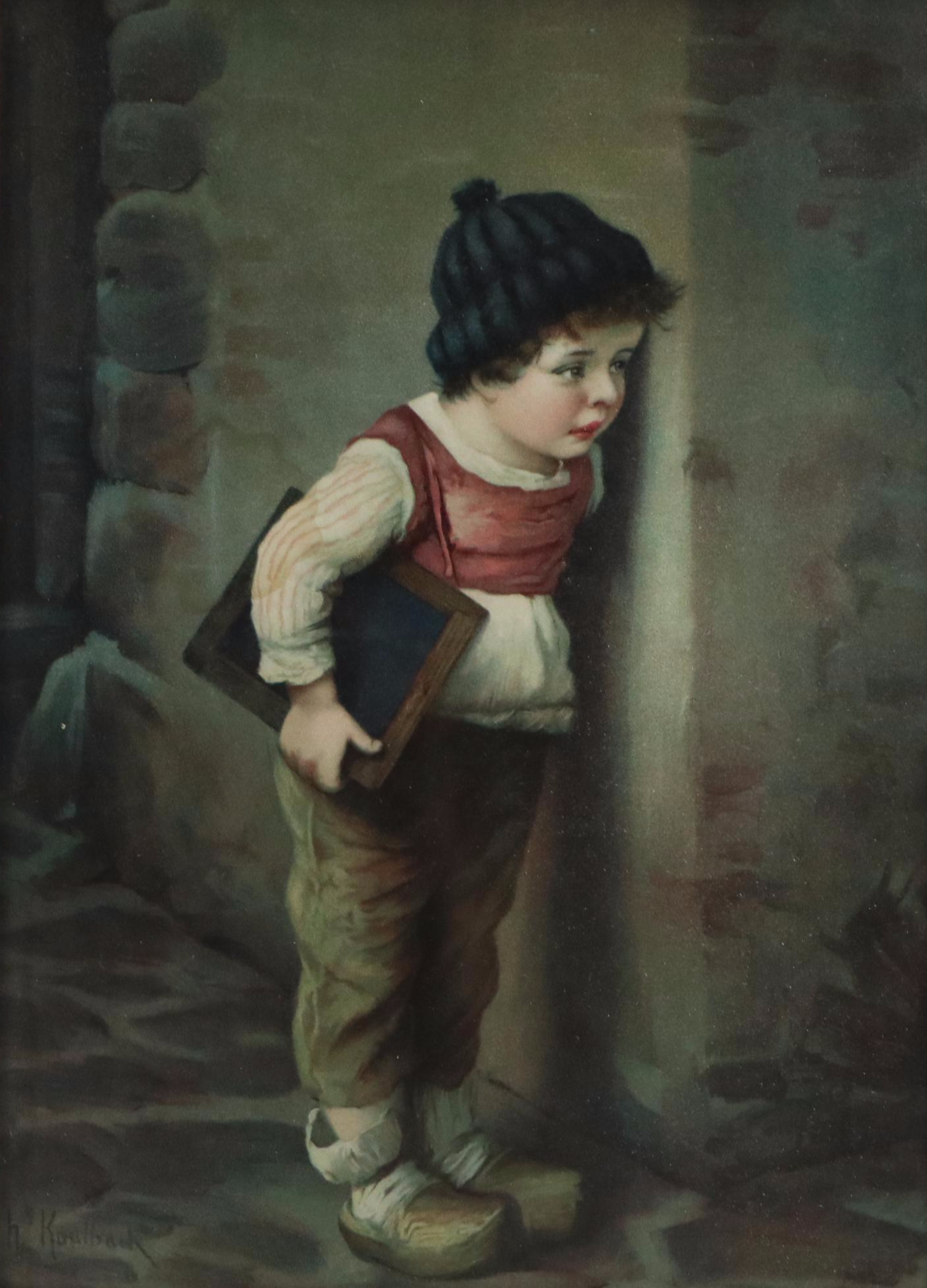 Chromolithograph After Hermann von Kaulbach of Dutch Boy and More