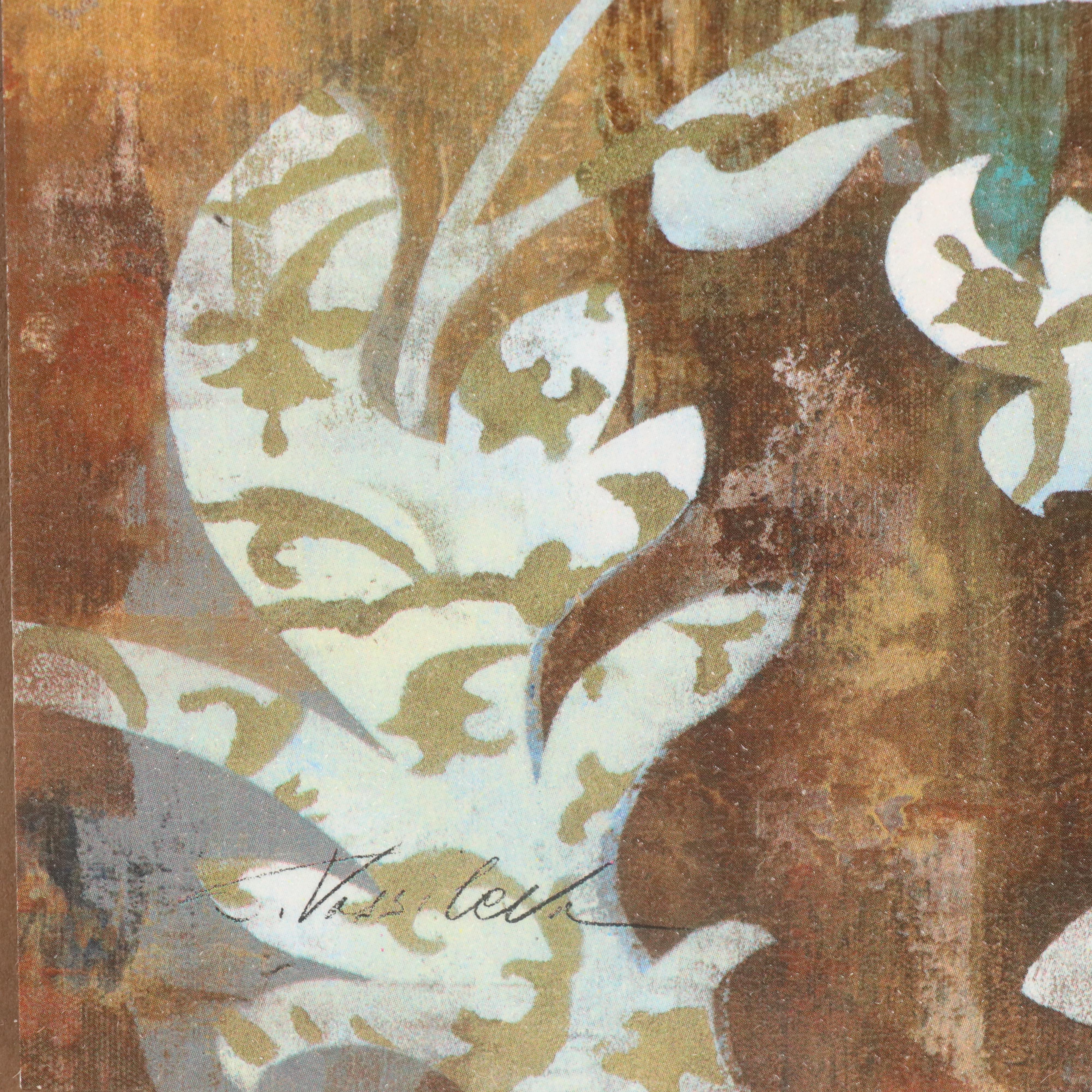 Offsets Lithographs After Silvia Vassileva "Moonlight Magnolia Silhouette"