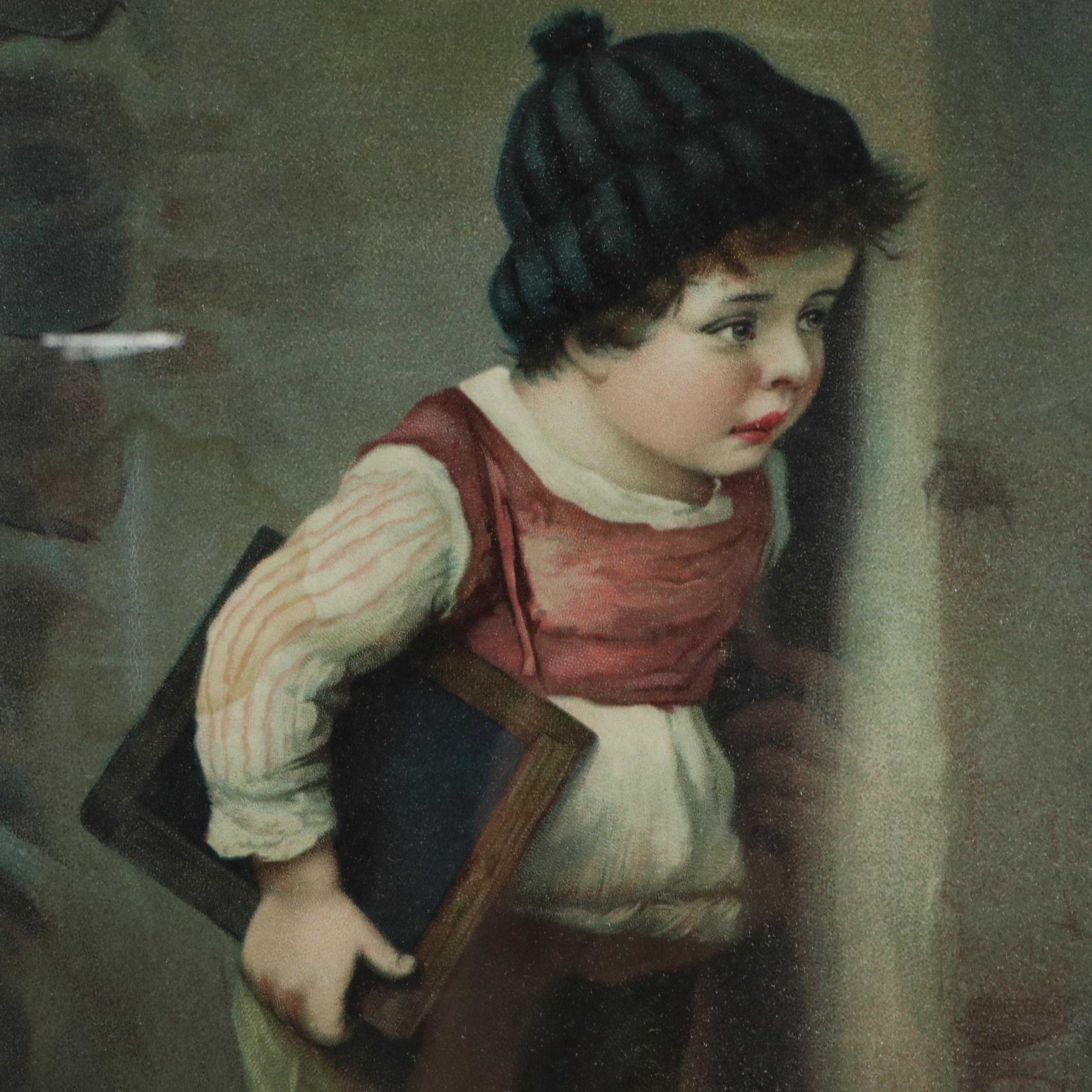 Chromolithograph After Hermann von Kaulbach of Dutch Boy and More