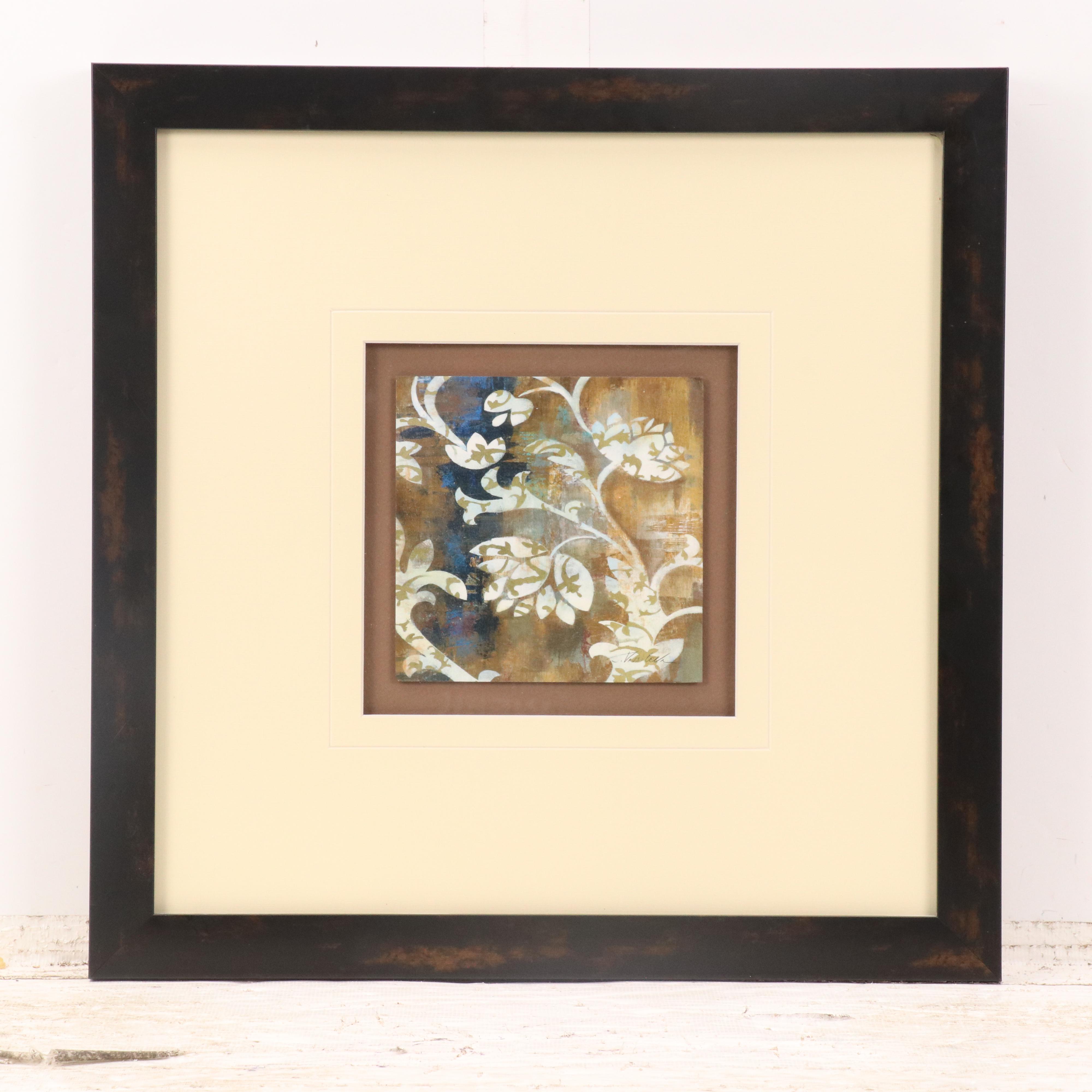 Offsets Lithographs After Silvia Vassileva "Moonlight Magnolia Silhouette"