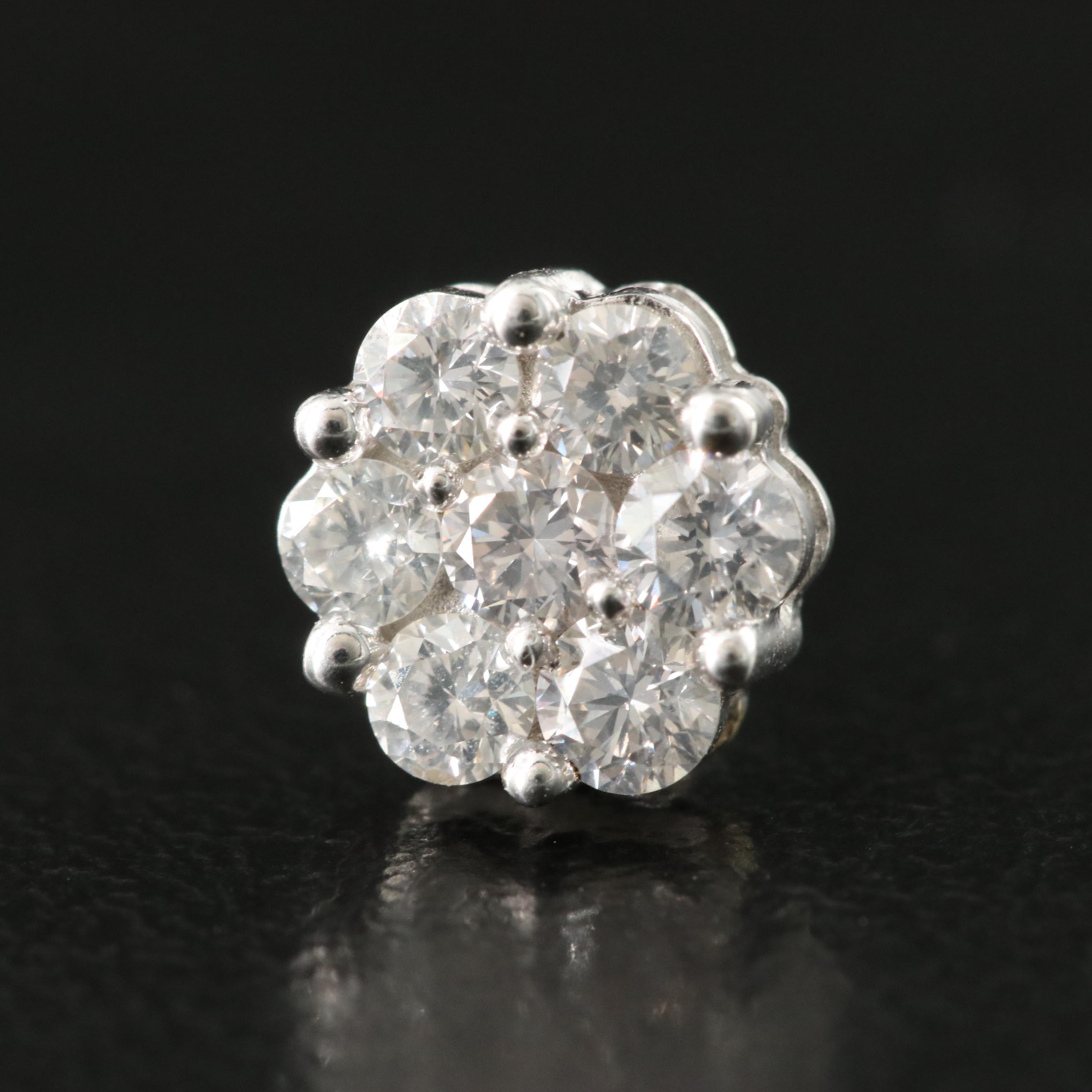 14K 0.90 CTW Diamond Earrings