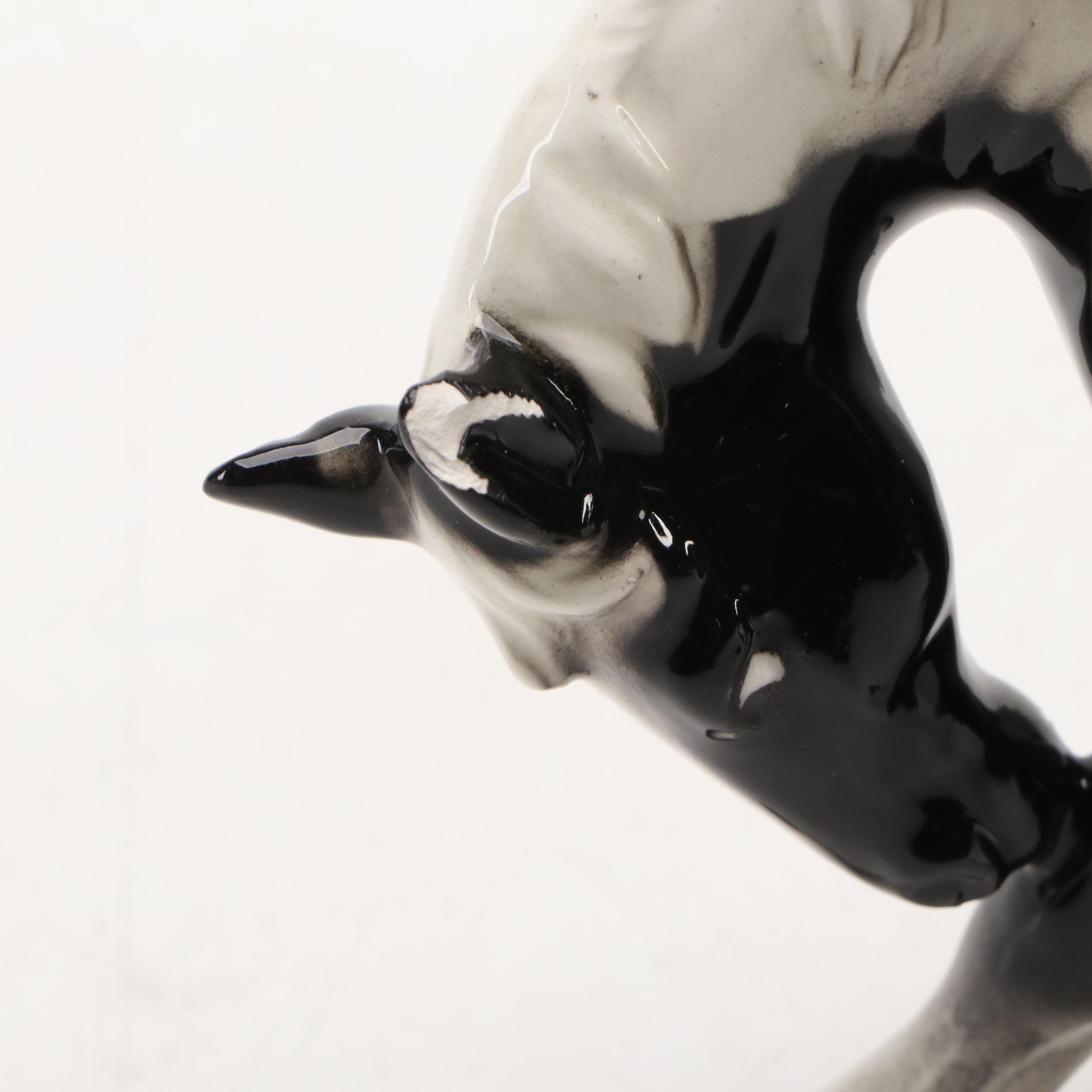 Vintage Ceramic Horse Figurines, Mid to Late 20th Century