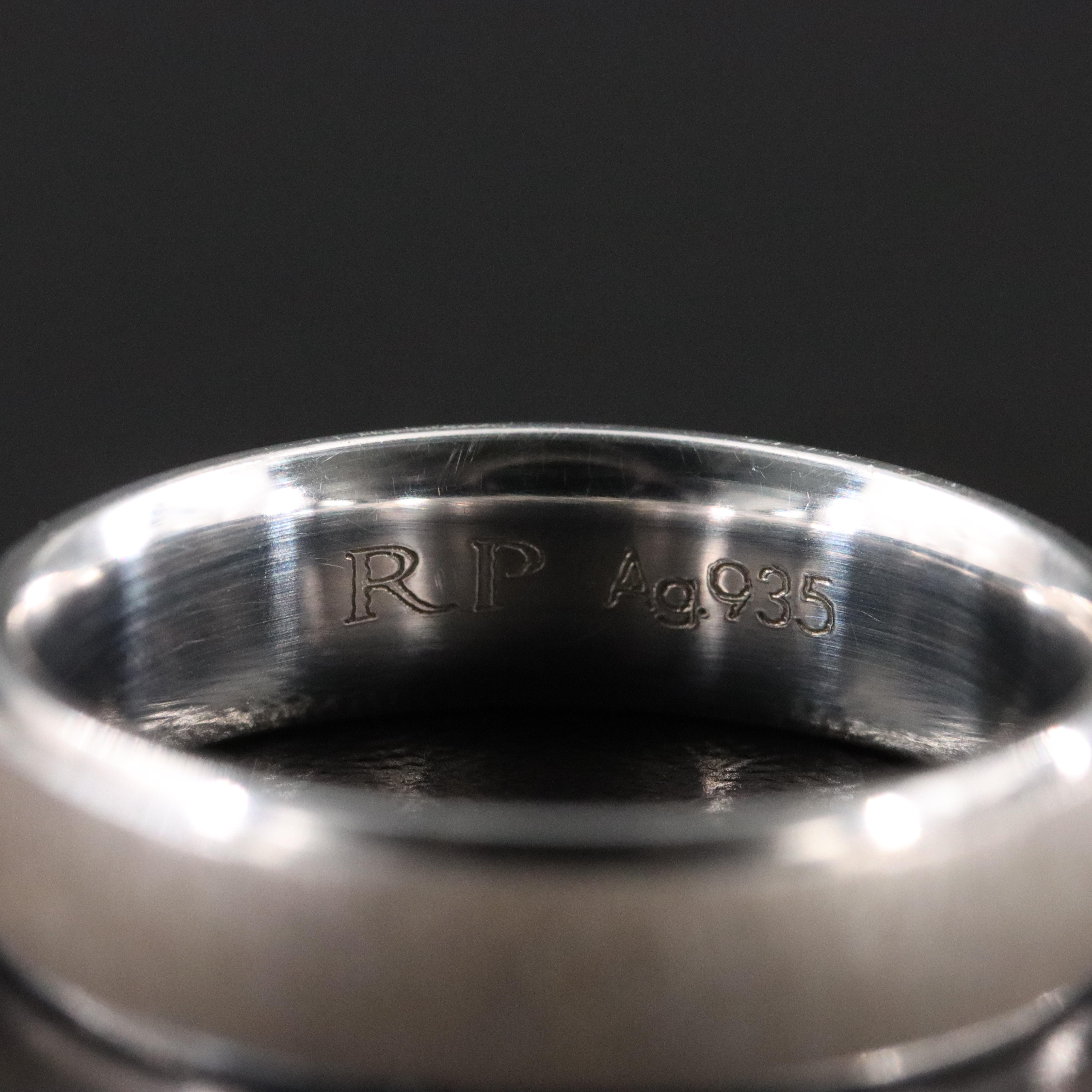 935 Silver Band with Brush Finish