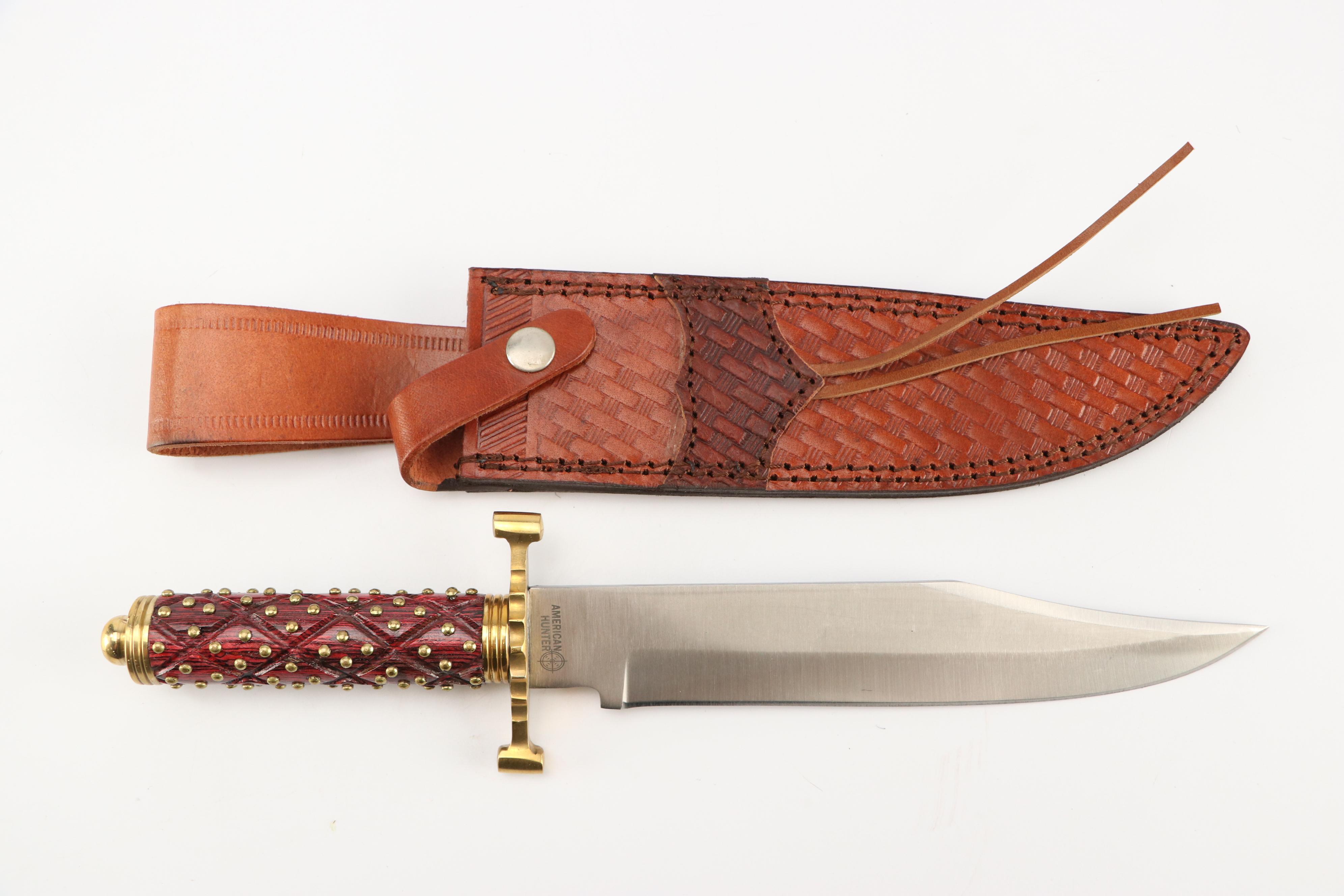 American Hunter and Frost Cutlery Iwo Jima Commemorative Fixed Blade Knives