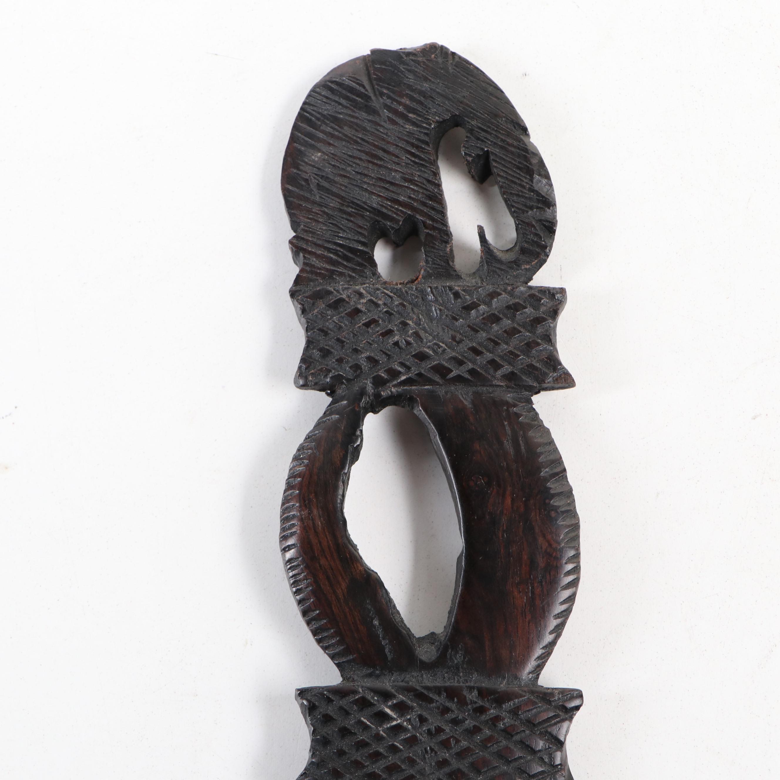 Hand-Carved Wooden Machete