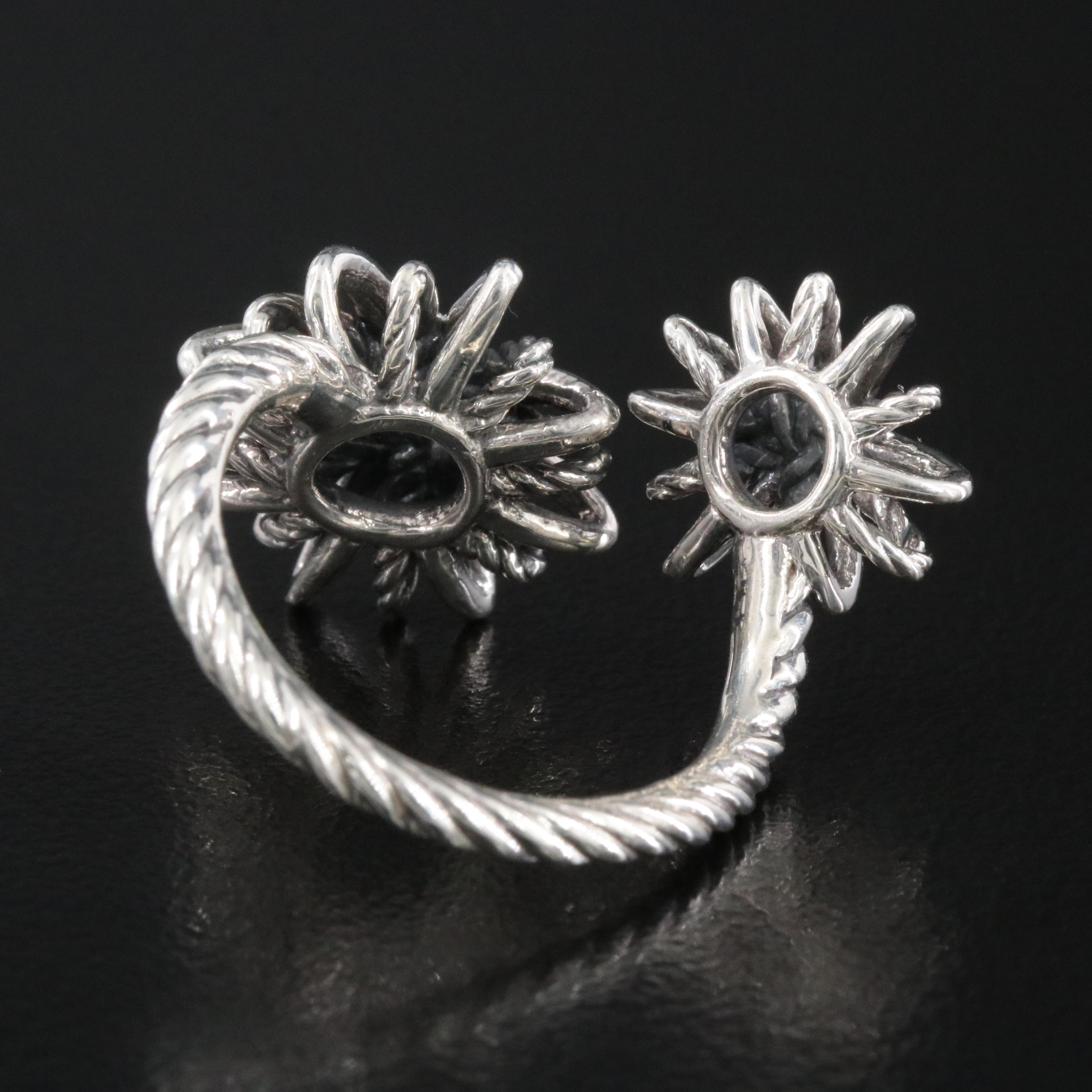 David Yurman Starburst Sterling 0.30 CTW Diamond Ring