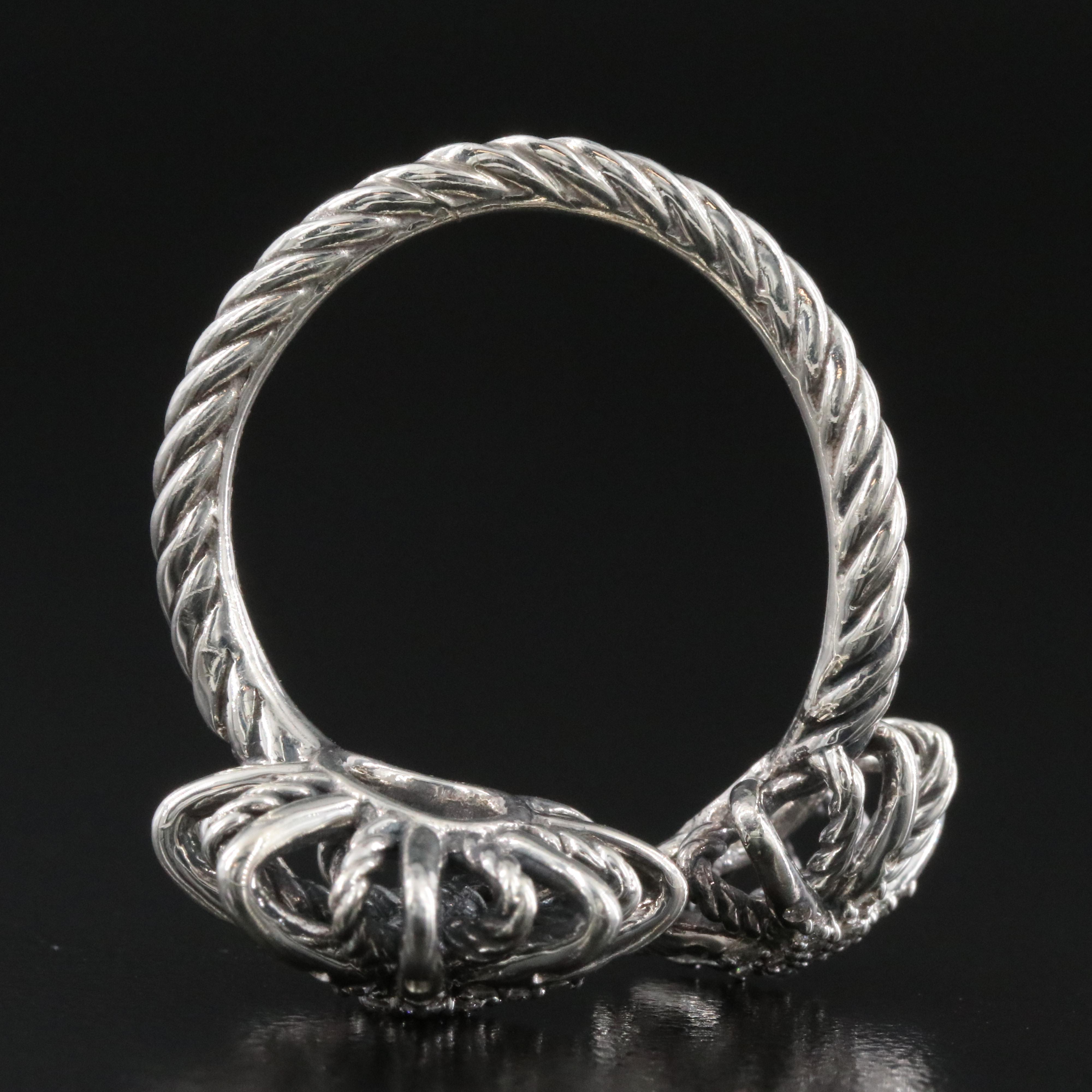 David Yurman Starburst Sterling 0.30 CTW Diamond Ring