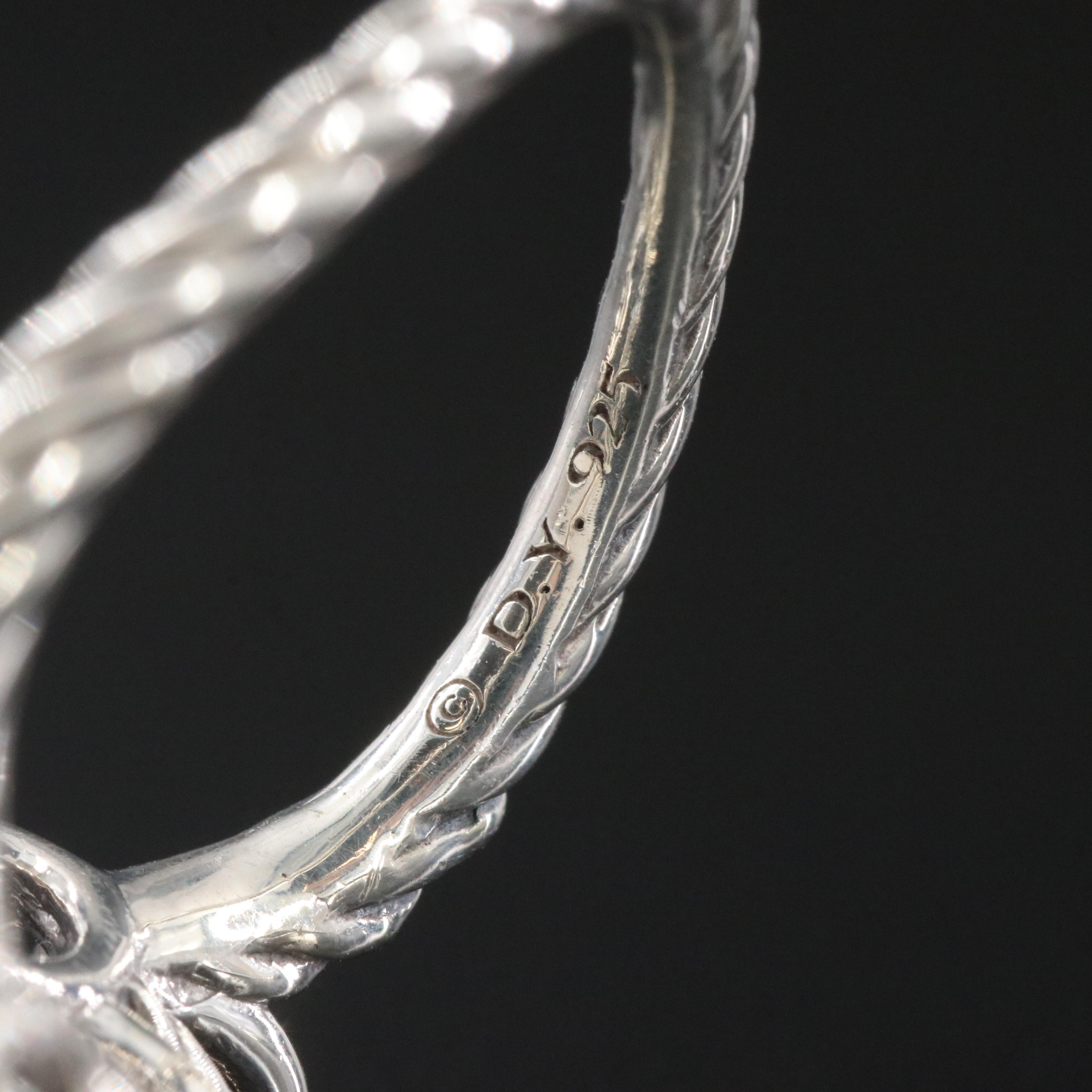 David Yurman Starburst Sterling 0.30 CTW Diamond Ring