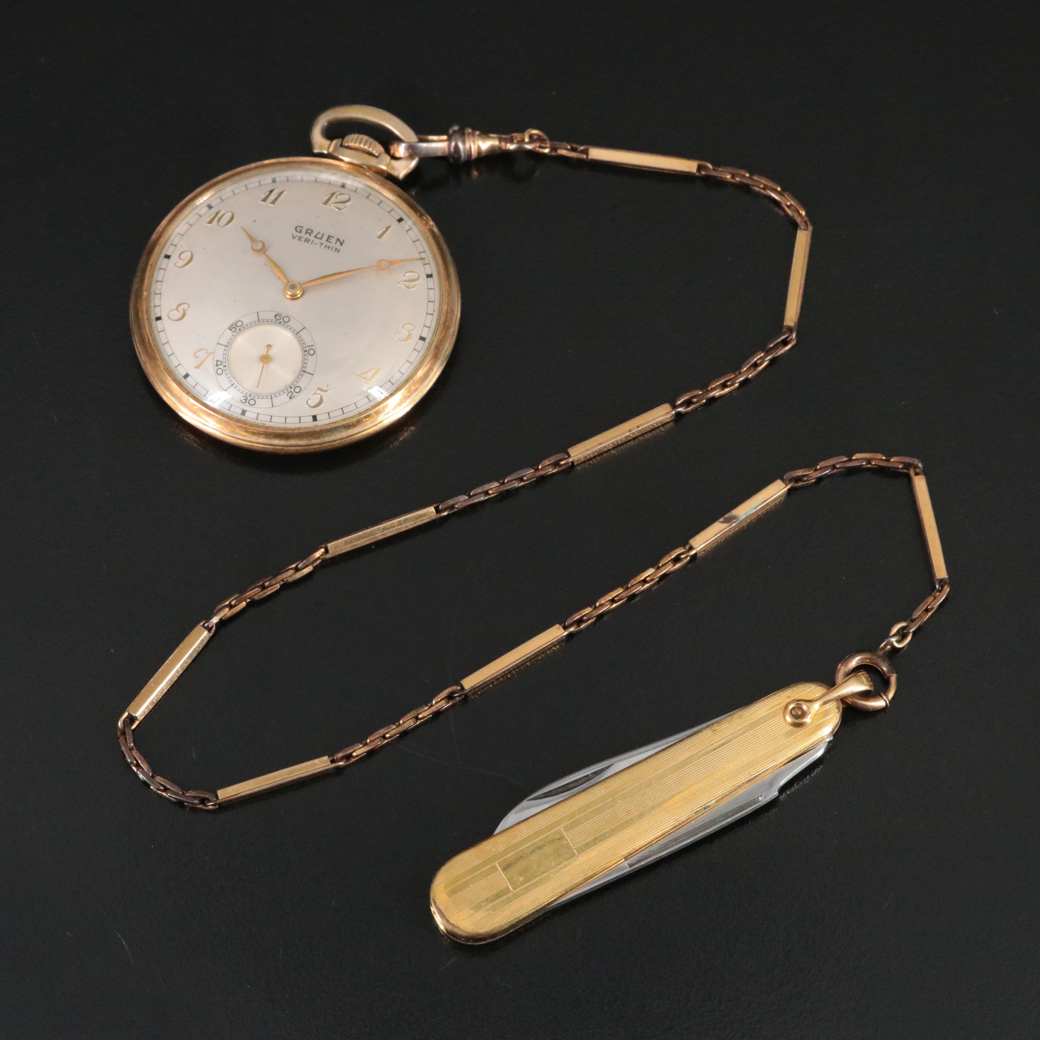Gruen Veri-Thin Pocket Watch