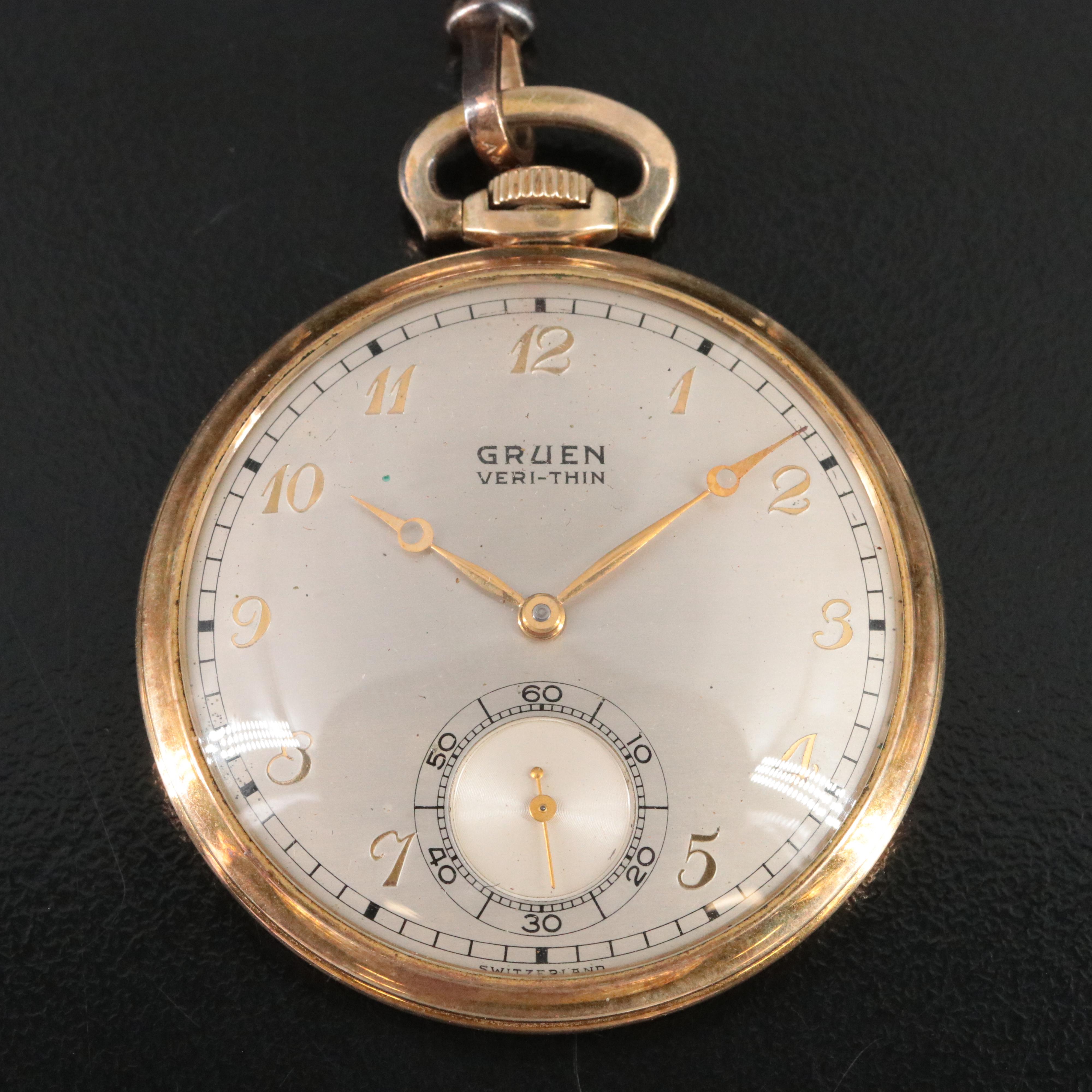 Gruen Veri-Thin Pocket Watch
