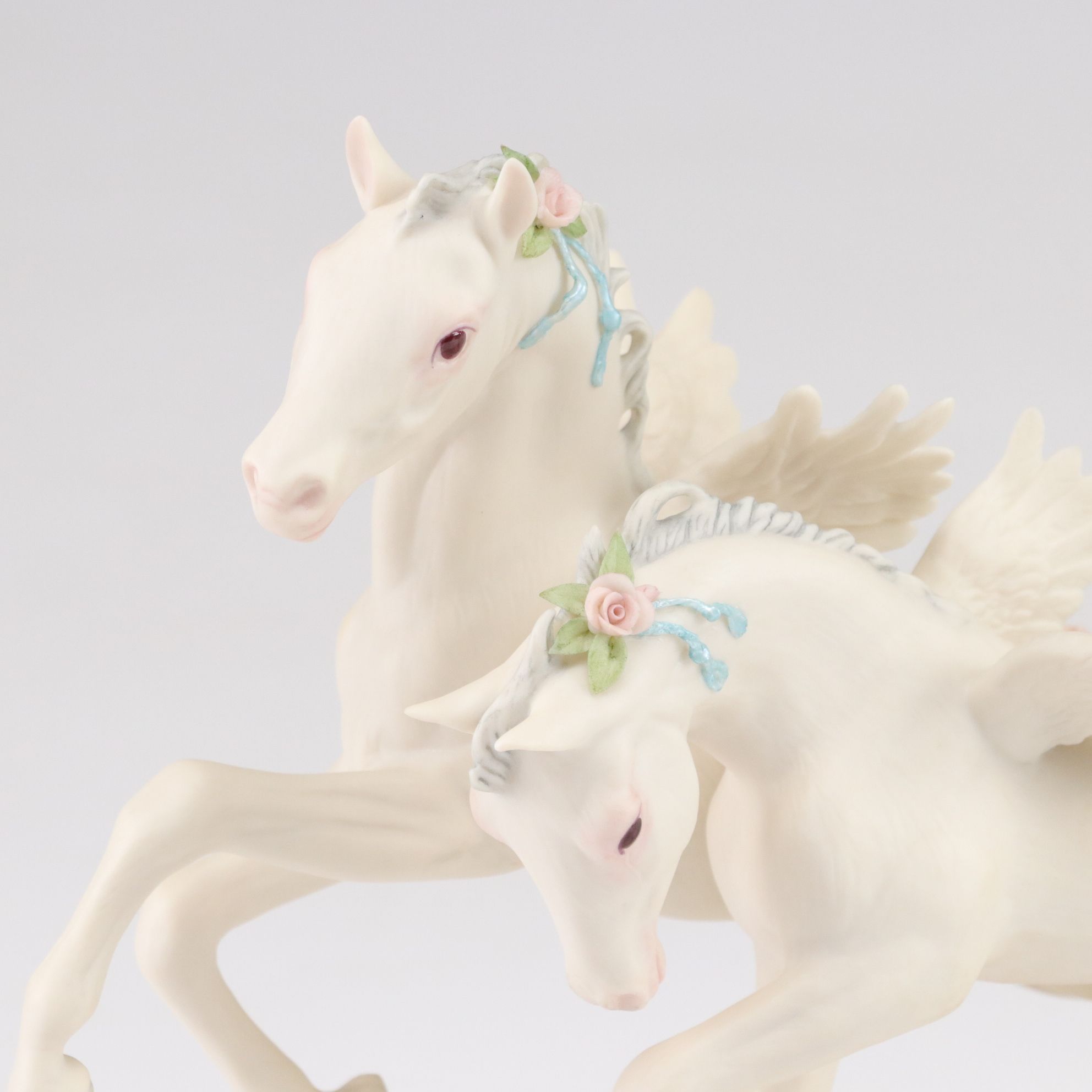 Cybis Pegasus Colts "Flight & Fancy" Porcelain Figurines, 1984