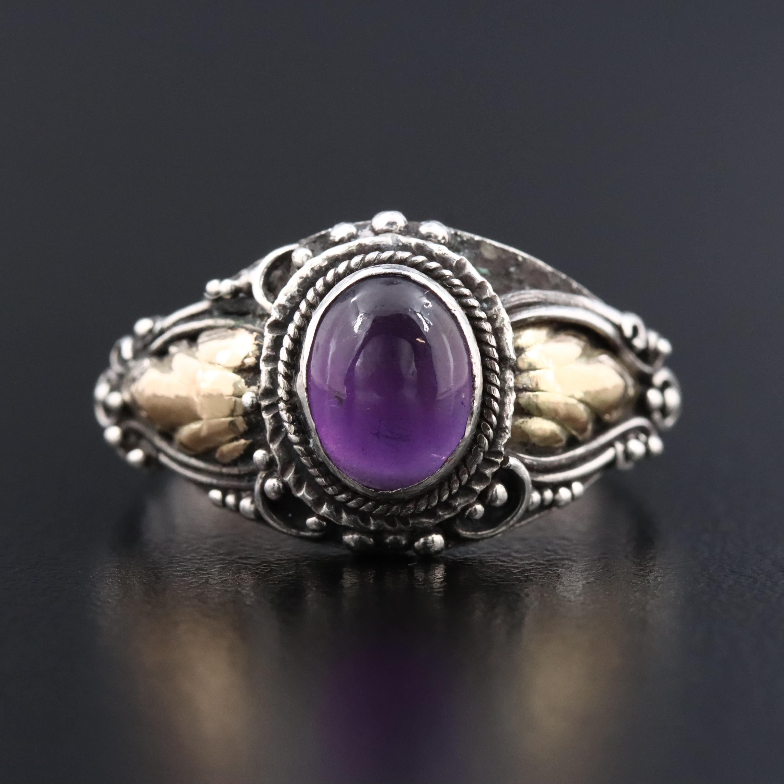 Sterling Amethyst Ring