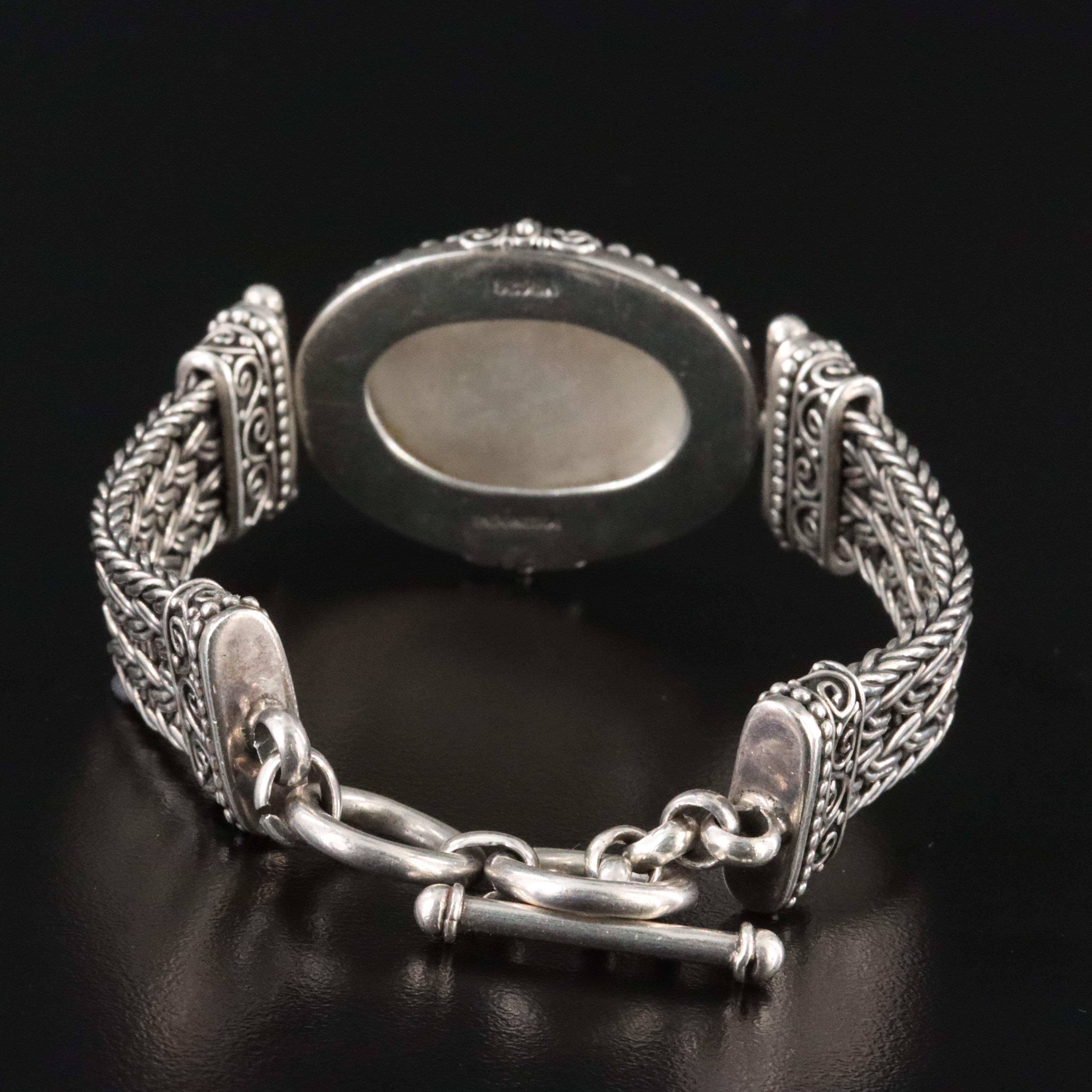 Sterling Mother of Pearl Bracelet