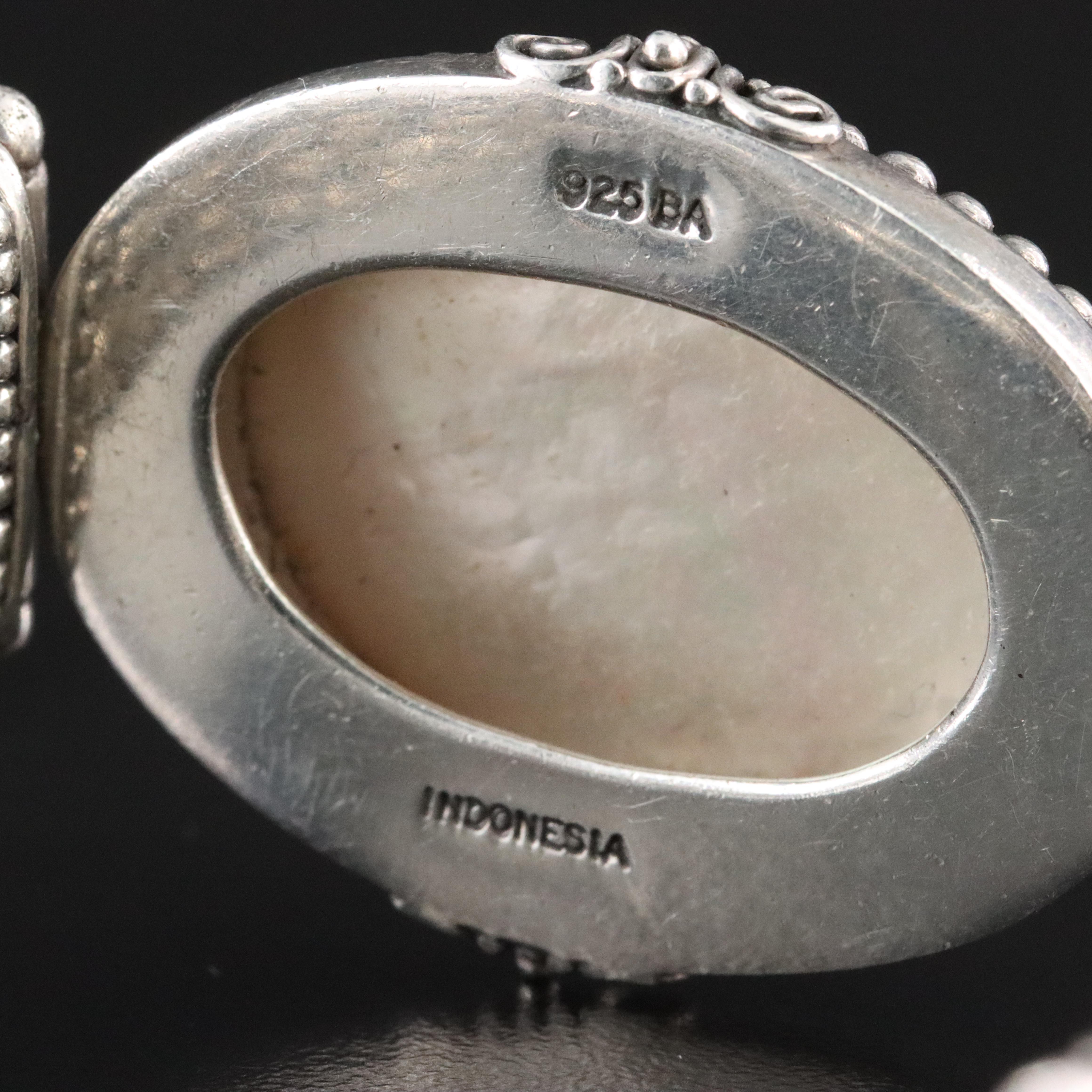 Sterling Mother of Pearl Bracelet