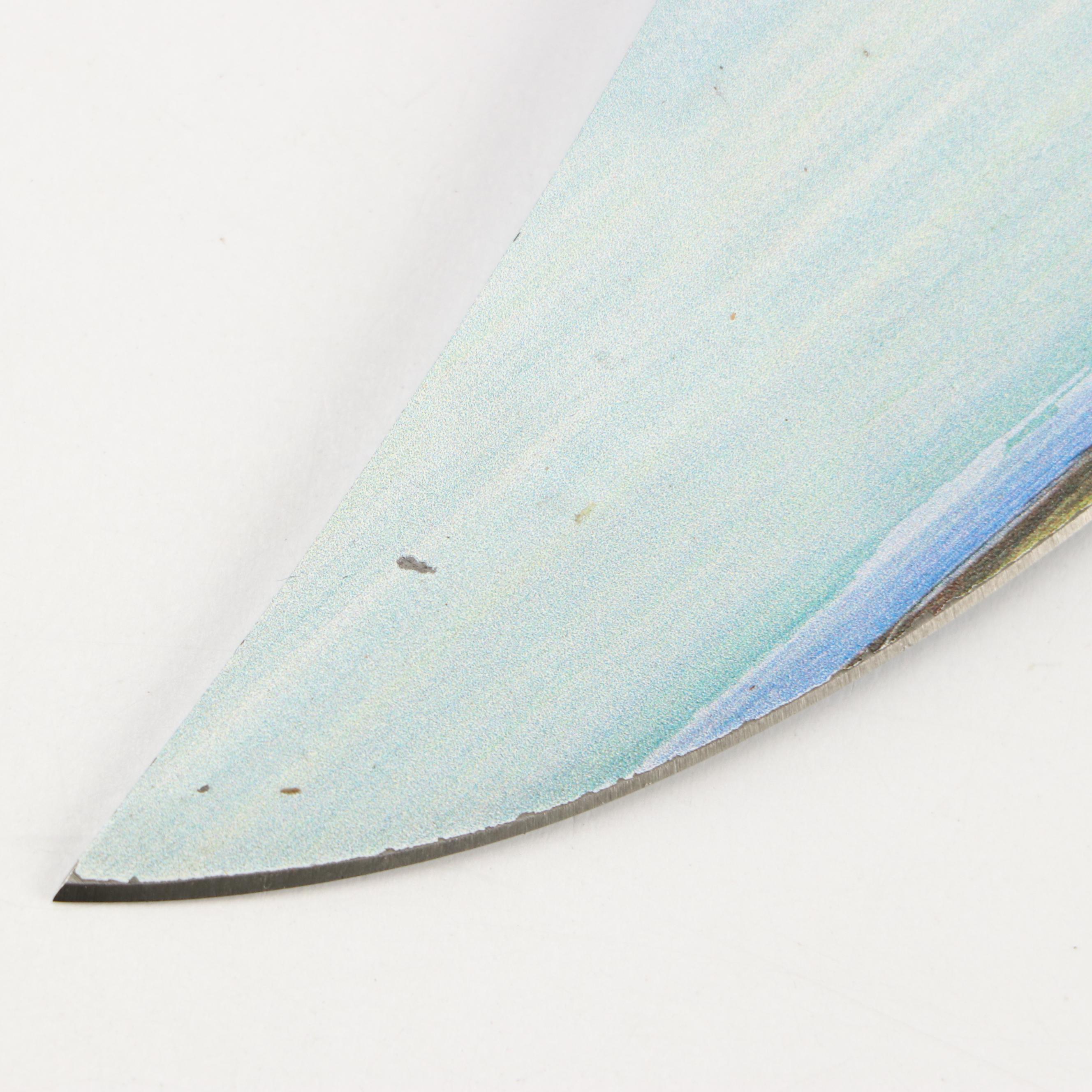 American Hunter and Frost Cutlery Iwo Jima Commemorative Fixed Blade Knives