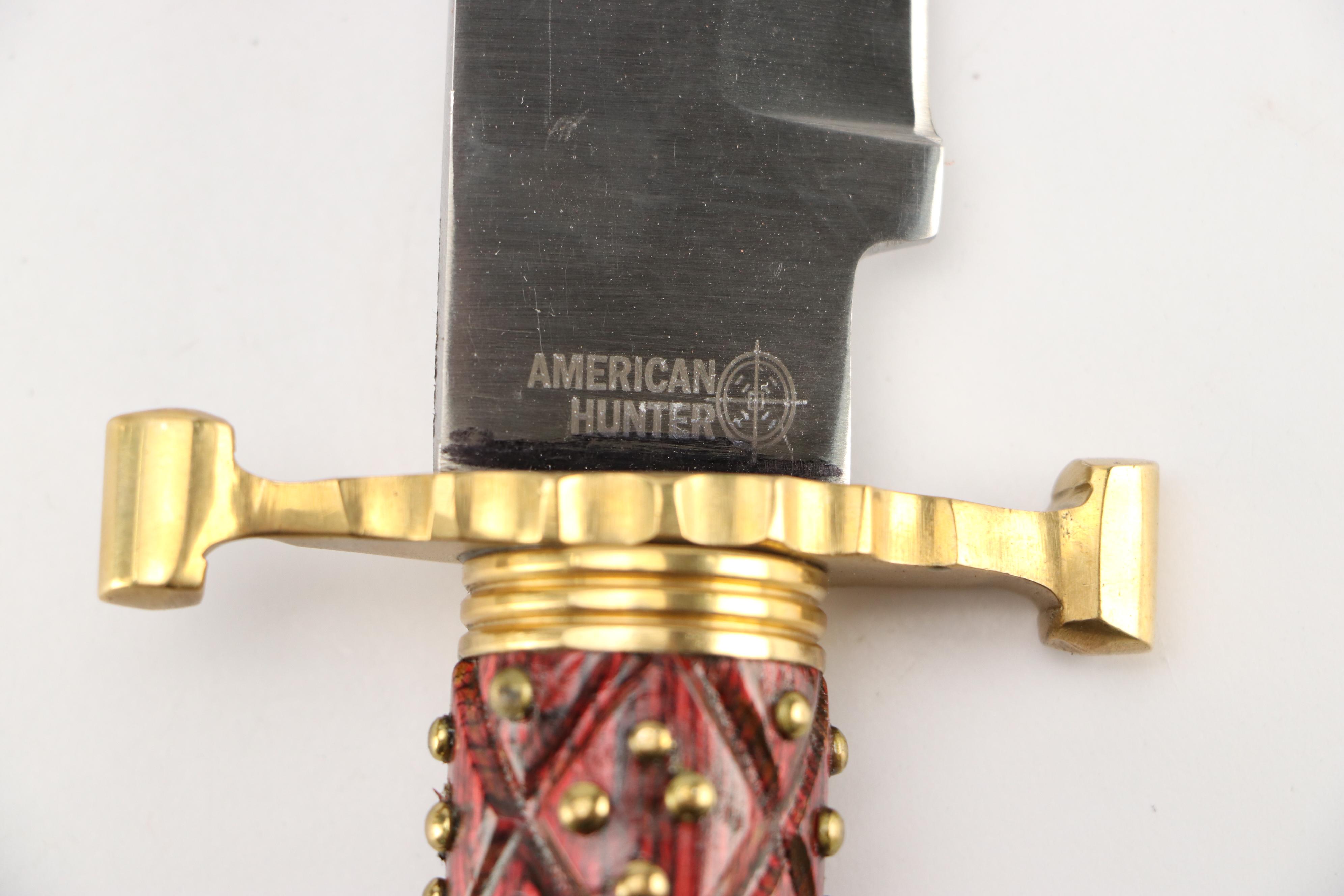 American Hunter and Frost Cutlery Iwo Jima Commemorative Fixed Blade Knives