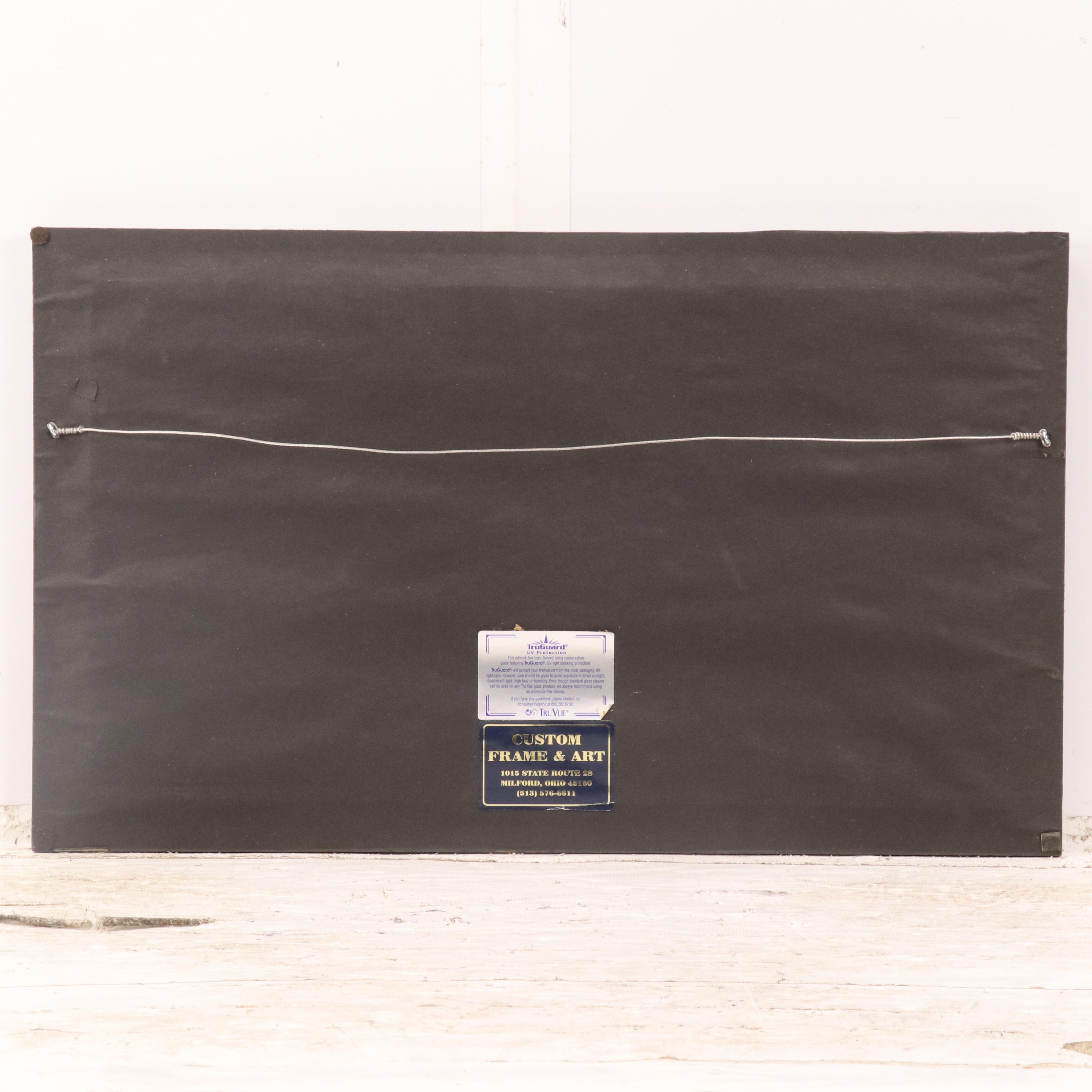 John Ruthven Offset Lithograph "Kingfisher"